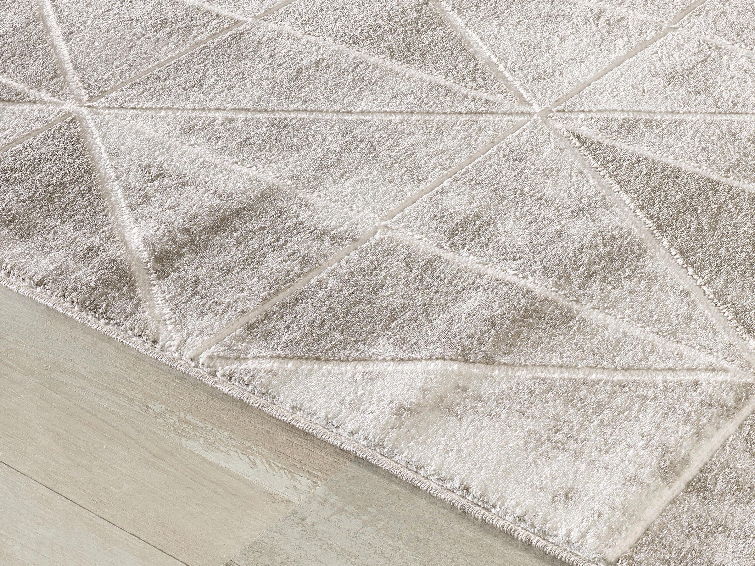 Sanat Teppich »Harmony 3212 , auch als Läufer« rechteckig 12 mm Höhe Wohnzimmer, Kurzflor, modern, abtrakt, Schlafzimmer