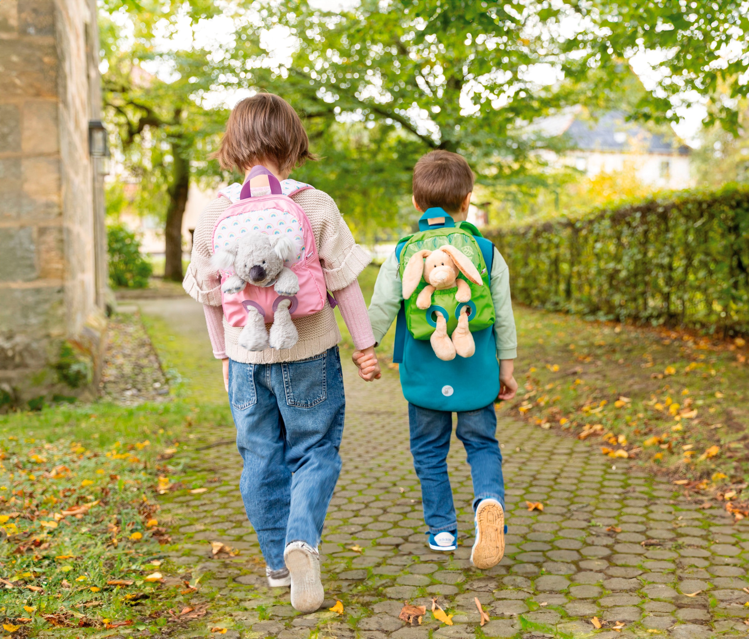 Nici Kinderrucksack »Travel Friends, Rucksack mit Plüsch Hase, 25 cm«