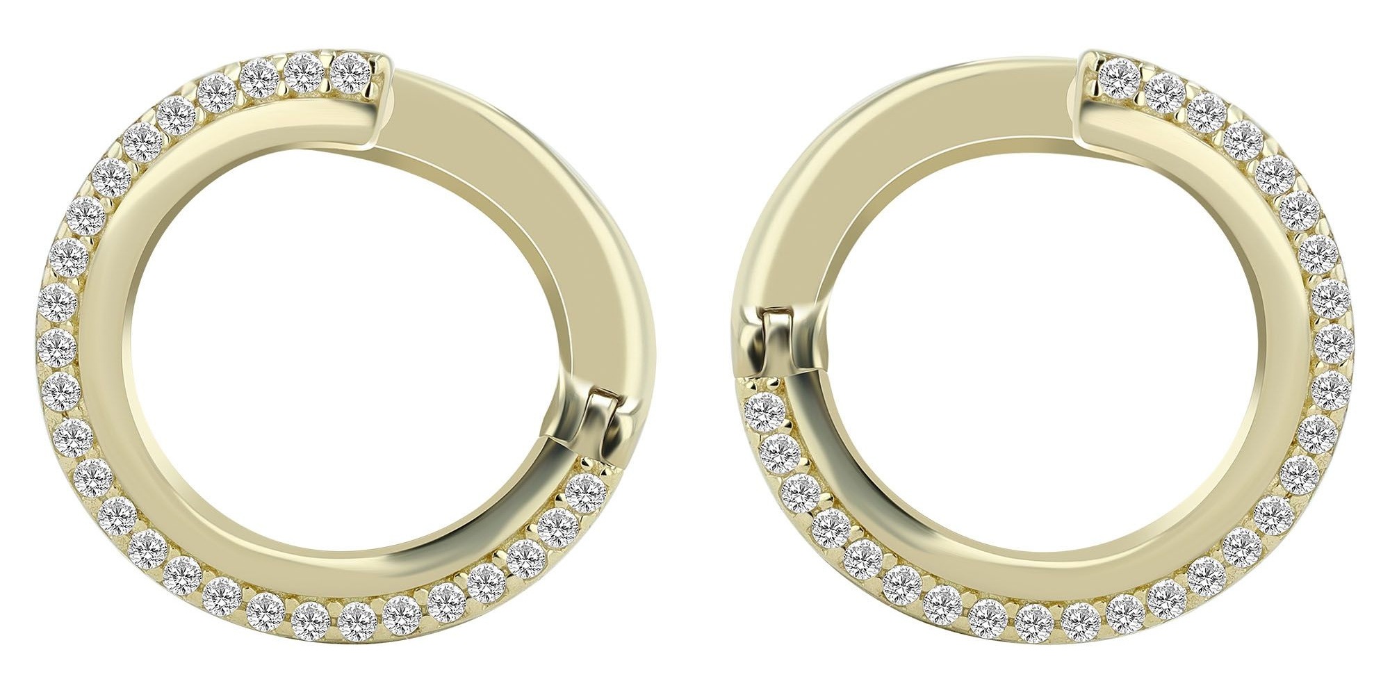 Adelia´s Paar Ohrhänger »Damen Ohrringe – Ohrstecker aus 333 Gold mit Zirkonia« Ein kleines Geschenk mit großer Wirkung