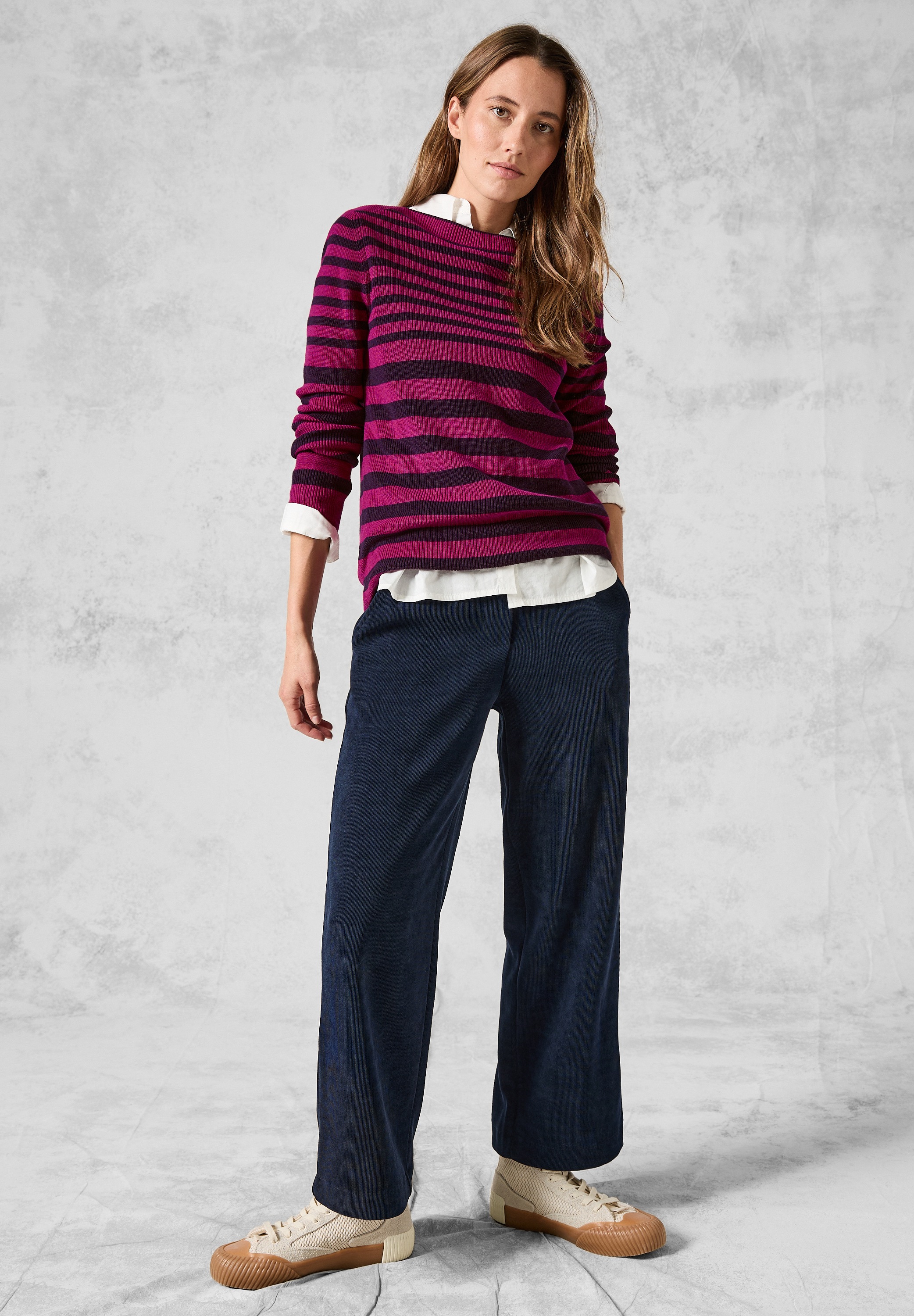 Cecil Strickpullover, aus reiner Baumwolle
