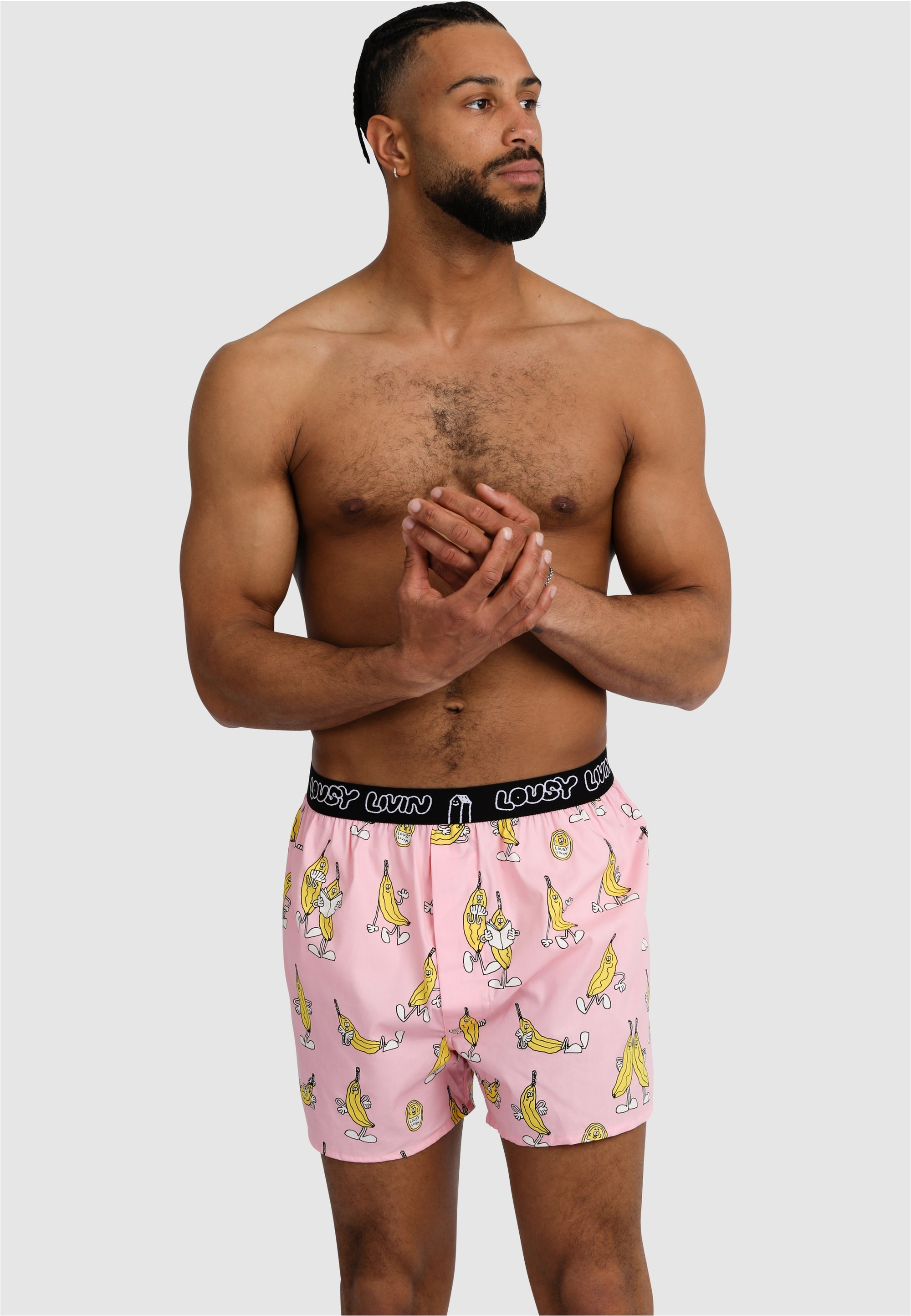 Lousy Livin Boxershorts »Boxer Briefs 2 Pack«, mit lockerem Schnitt