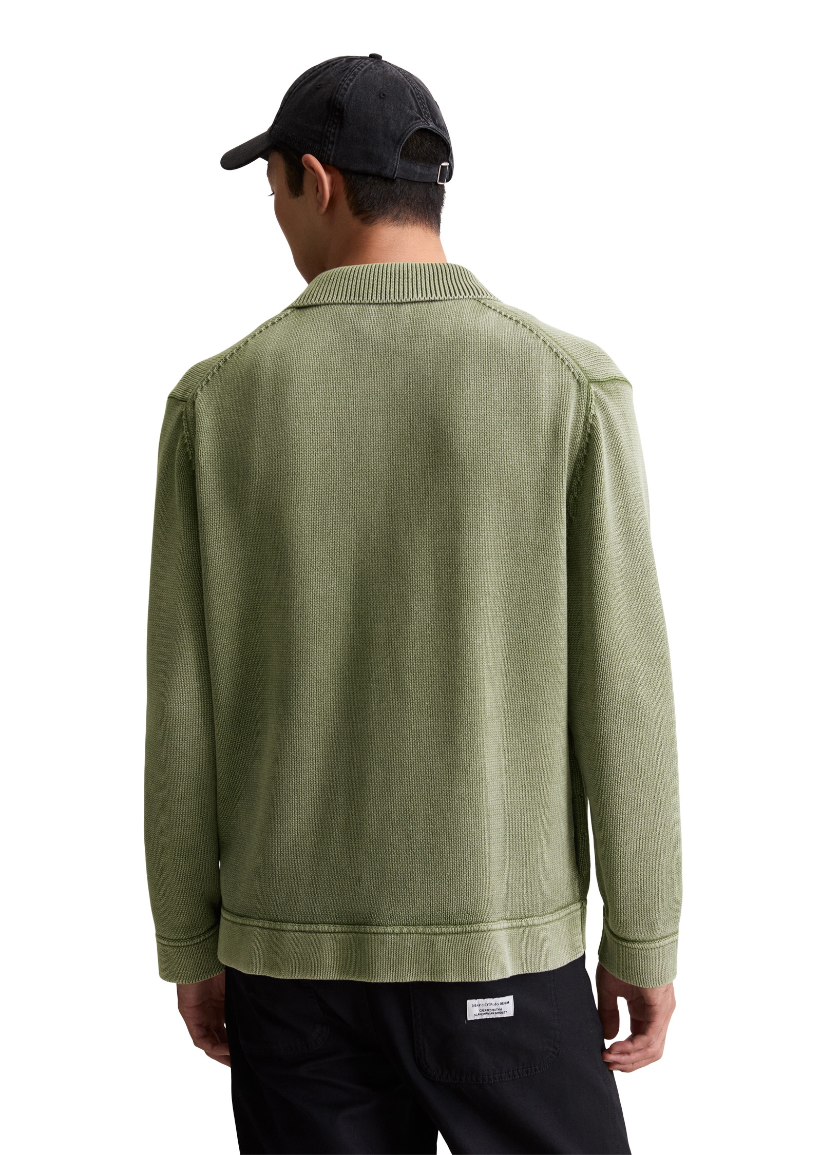 Marc O'Polo DENIM Cardigan »in Jeansjacken-Optik«