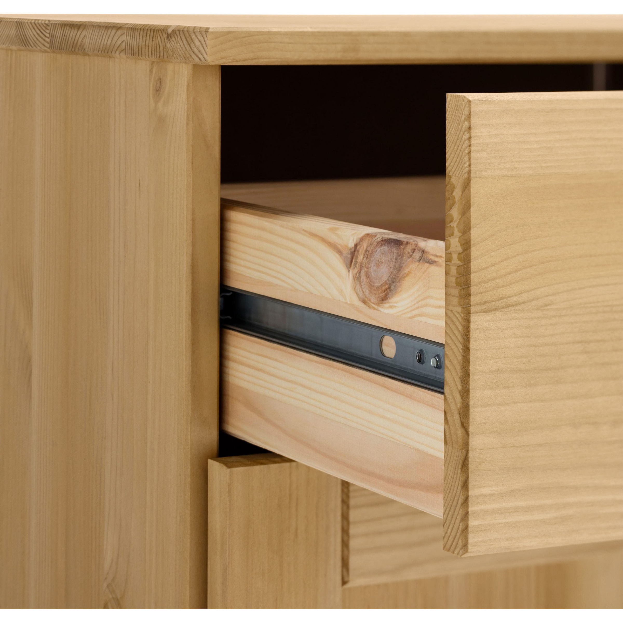 Home affaire Unterschrank »Oslo« 85 cm breit, 38 cm tief, als Sideboard nutzbar, 2 Türen, 2 Schubladen