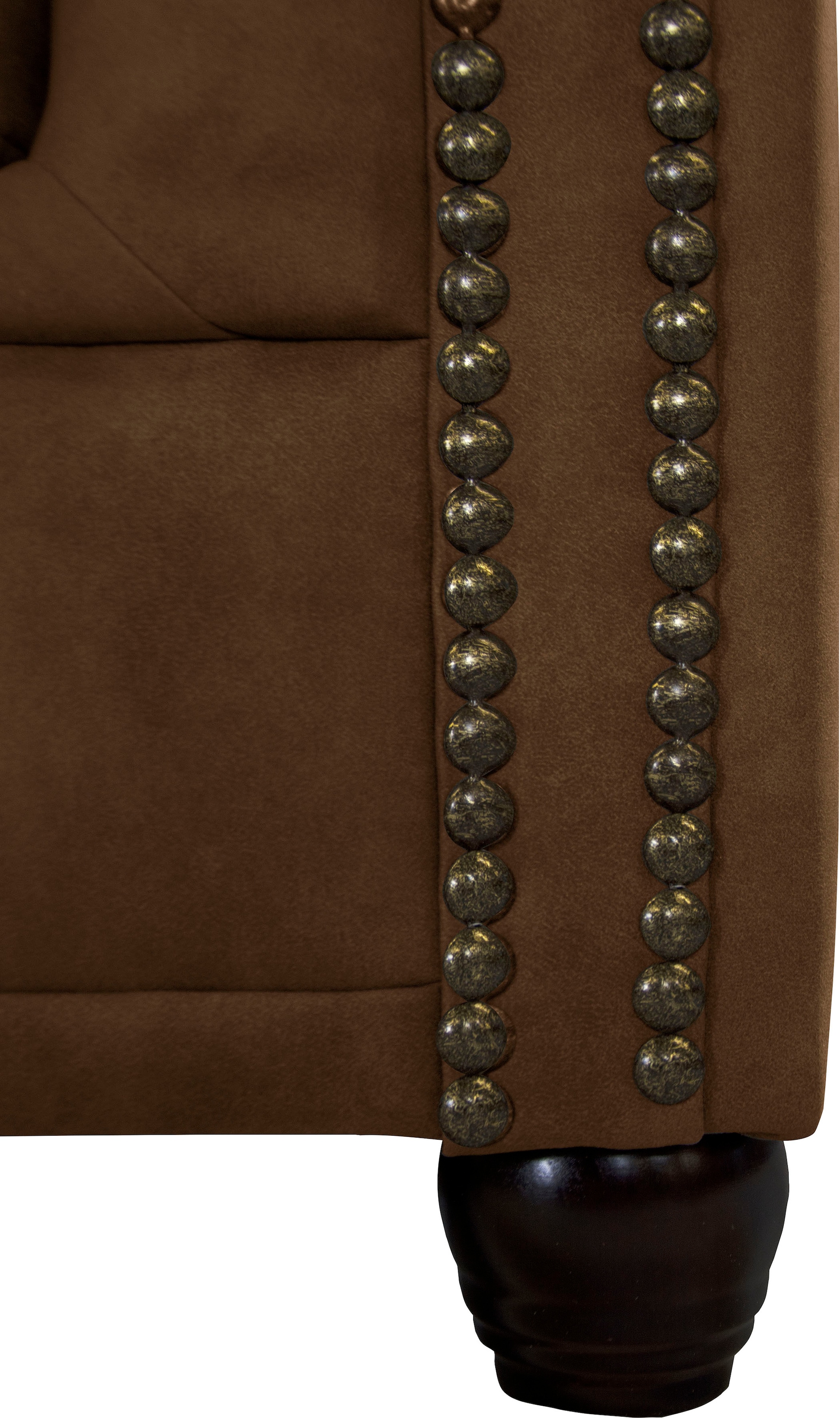 Home affaire Chesterfield-Sofa »Rysum L-Form«, Chesterfield-Optik, gleichschenklig