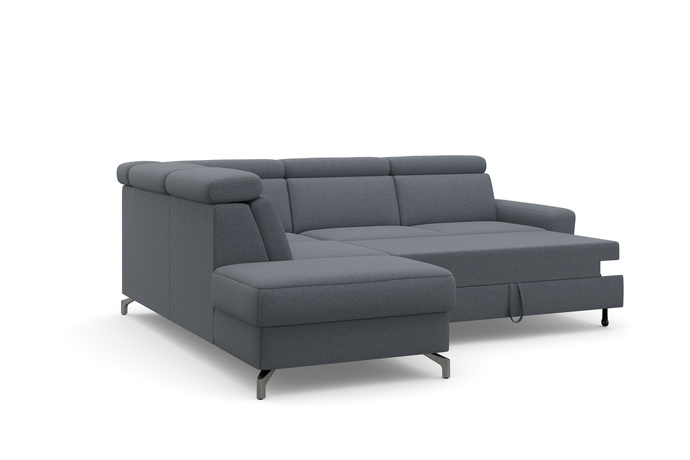 Thumbnail - sit&more Ecksofa "Scarlett L-Form" inklusive Kopfteilverstellung, wahlweise mit Bettfunktion, Bettkasten