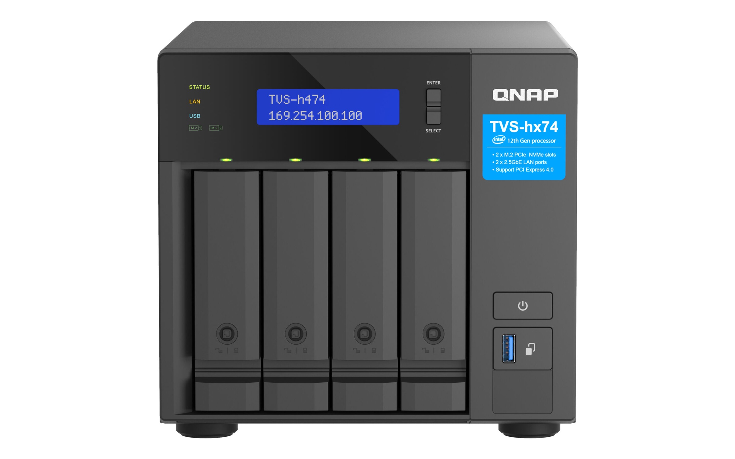QNAP NAS-Server »TVS-H474«