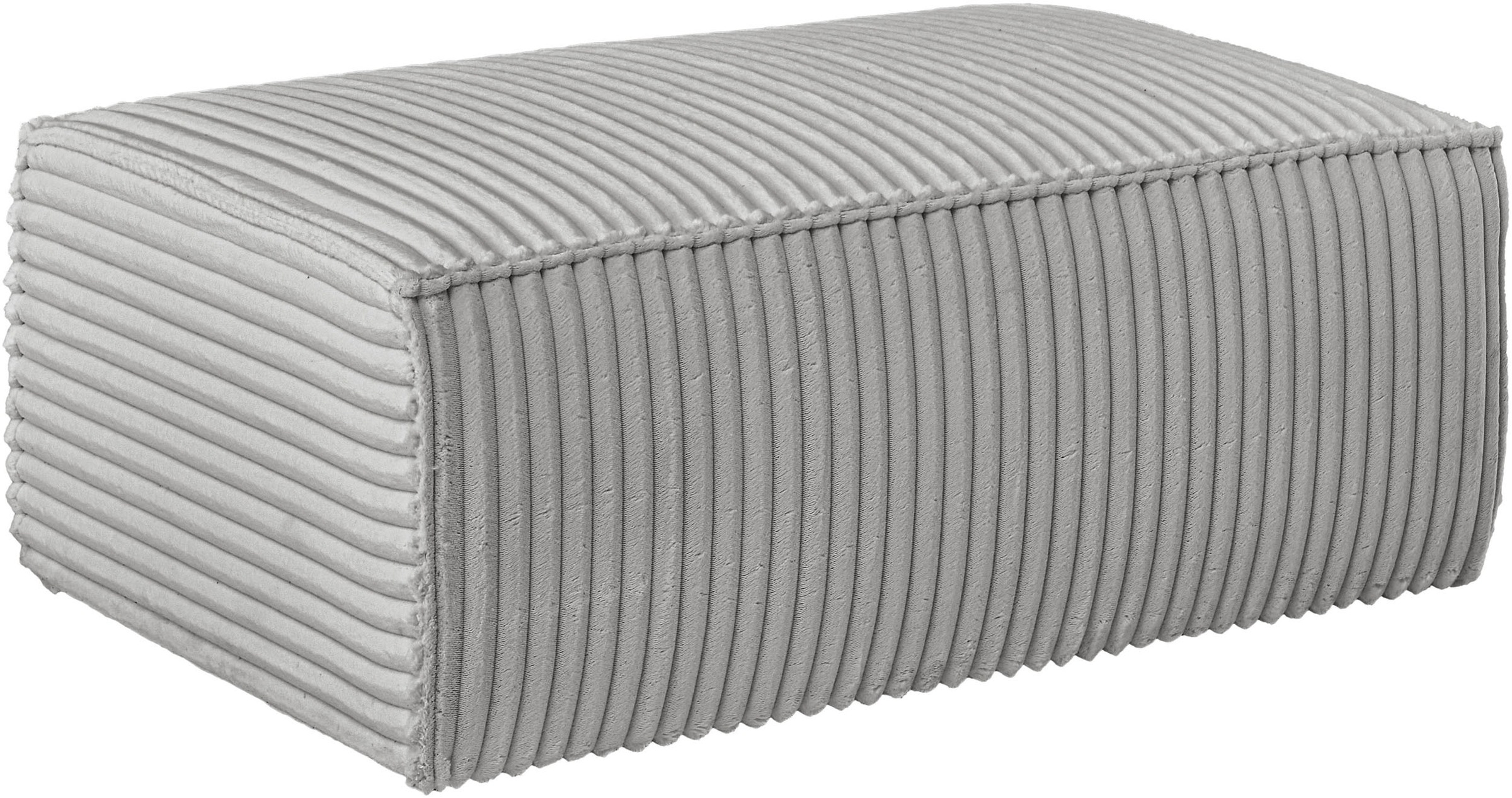 OTTO home Hocker "FINNLEY, Polsterhocker in Bouclé, Struktur fein u. Mega C günstig online kaufen