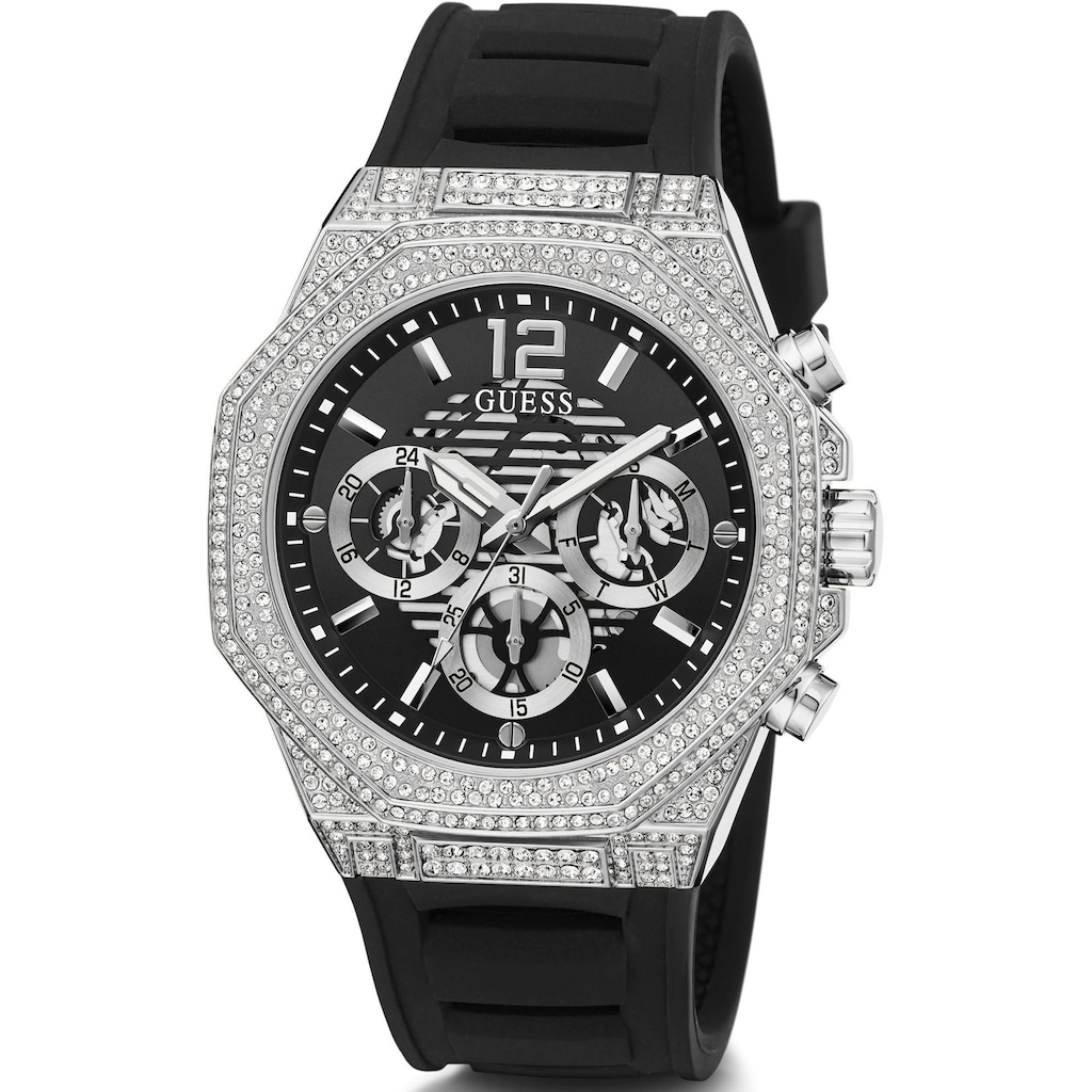 Guess Multifunktionsuhr »GW0518G1«, Armbanduhr, Quarzuhr, Herrenuhr