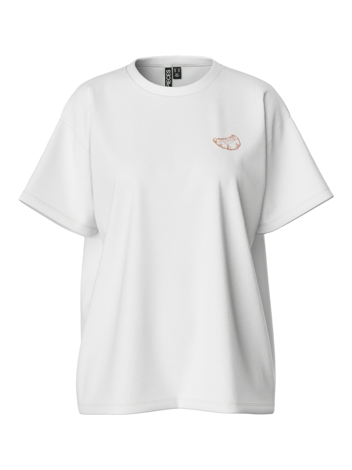 pieces Kurzarmshirt "PCTRIXIE SS O-NECK OVERSIZED TEE D2D DMO" günstig online kaufen