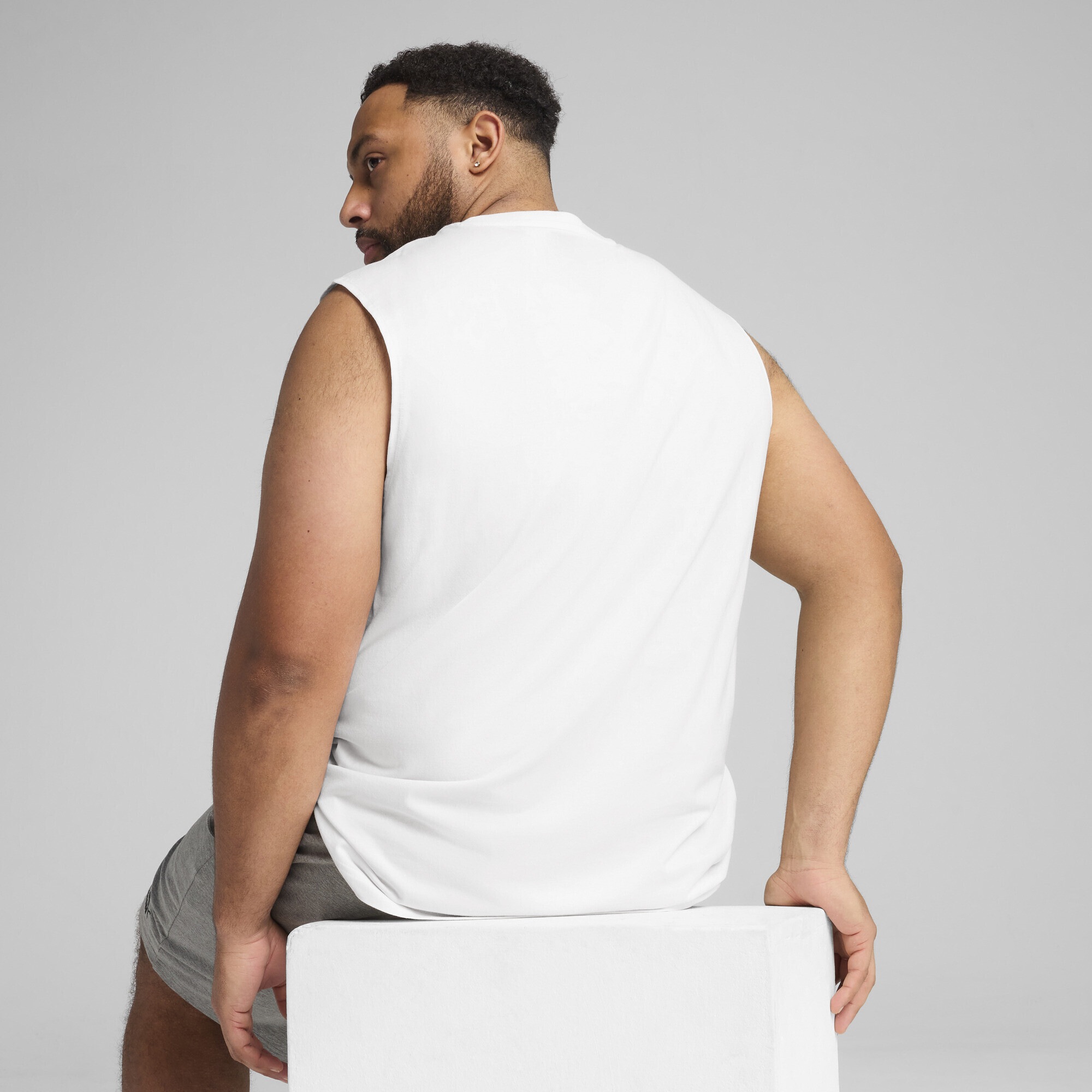 PUMA T-Shirt »Essentials No. 1 Logo Ärmelloses T-Shirt Herren«