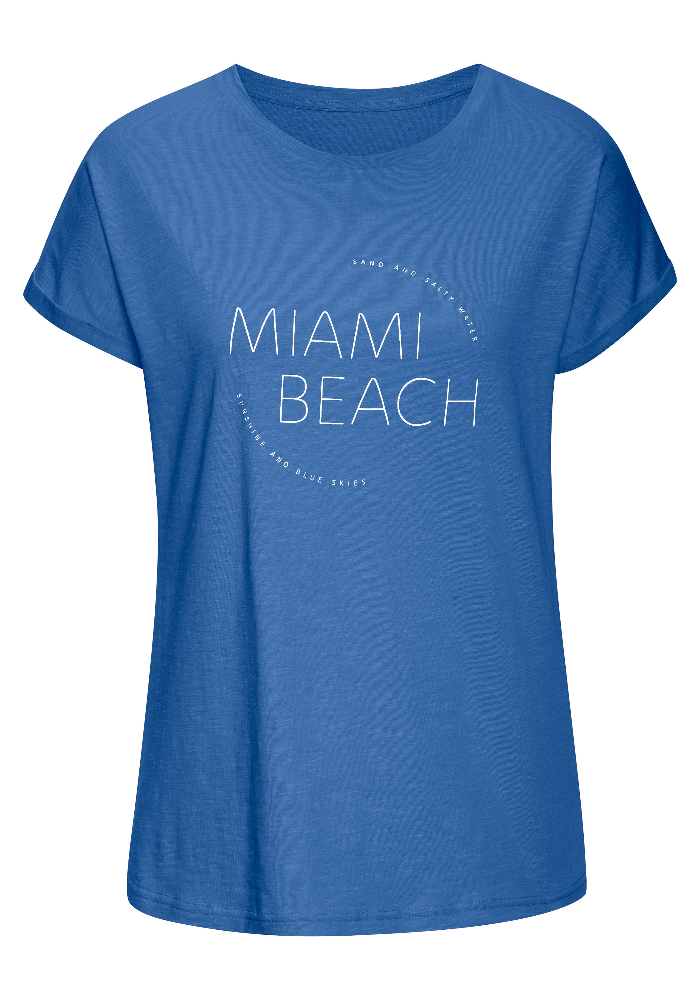 Vivance T-Shirt "mit modischem Frontprint" aus weicher Baumwoll-Qualität günstig online kaufen