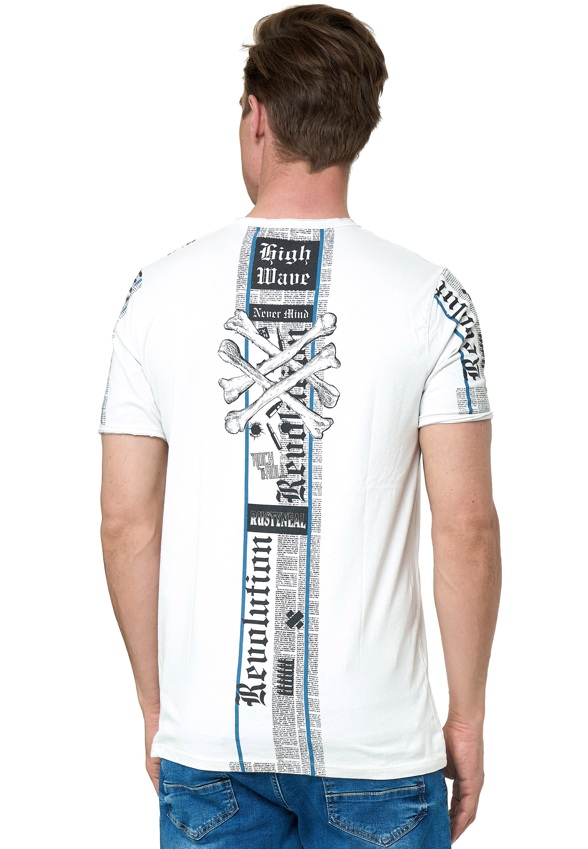 Rusty Neal T-Shirt, im verwaschenen Look