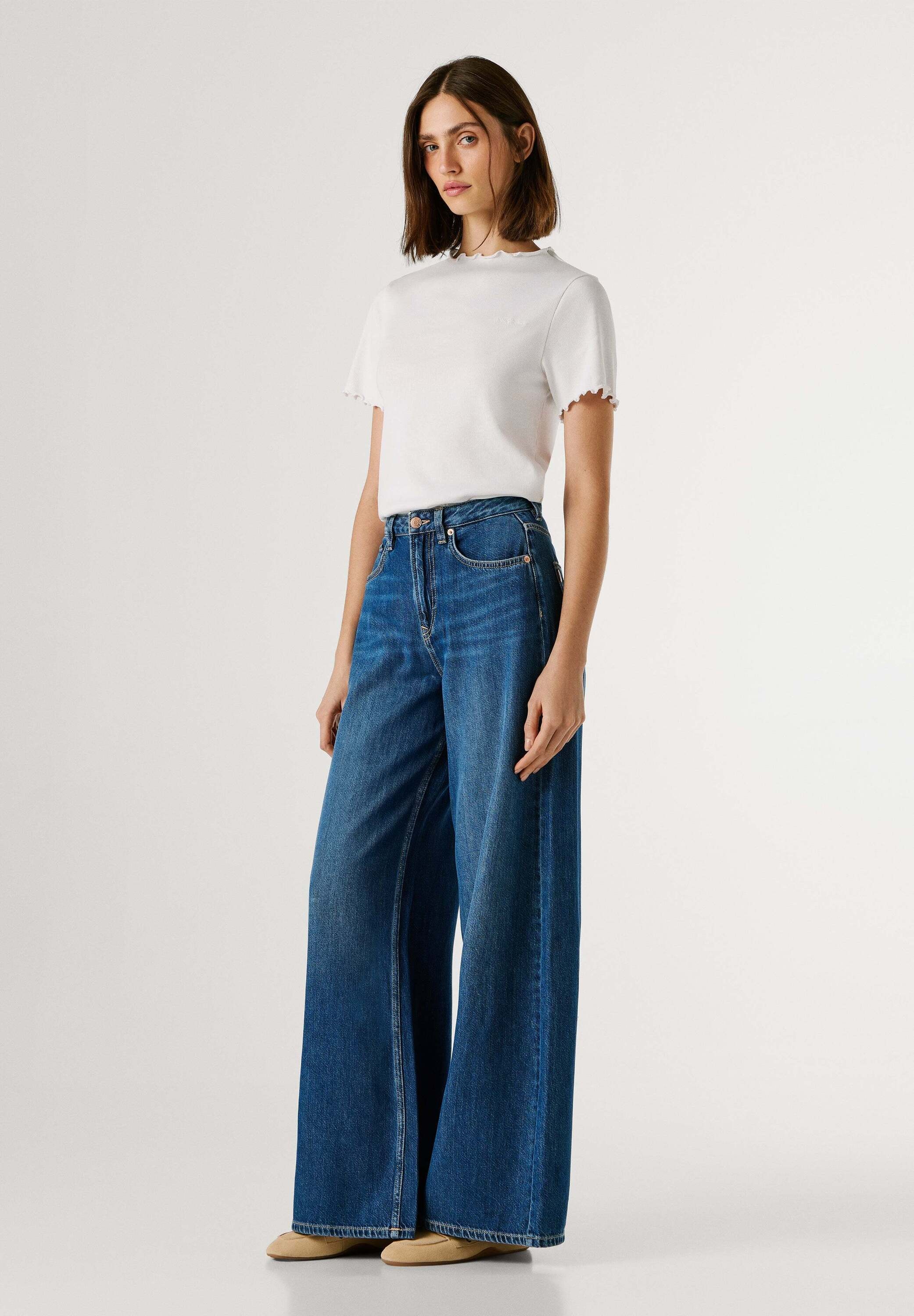 Pepe Jeans Loose-fit-Jeans »trousers WIDE LEG JEANS UHW JAIMY«