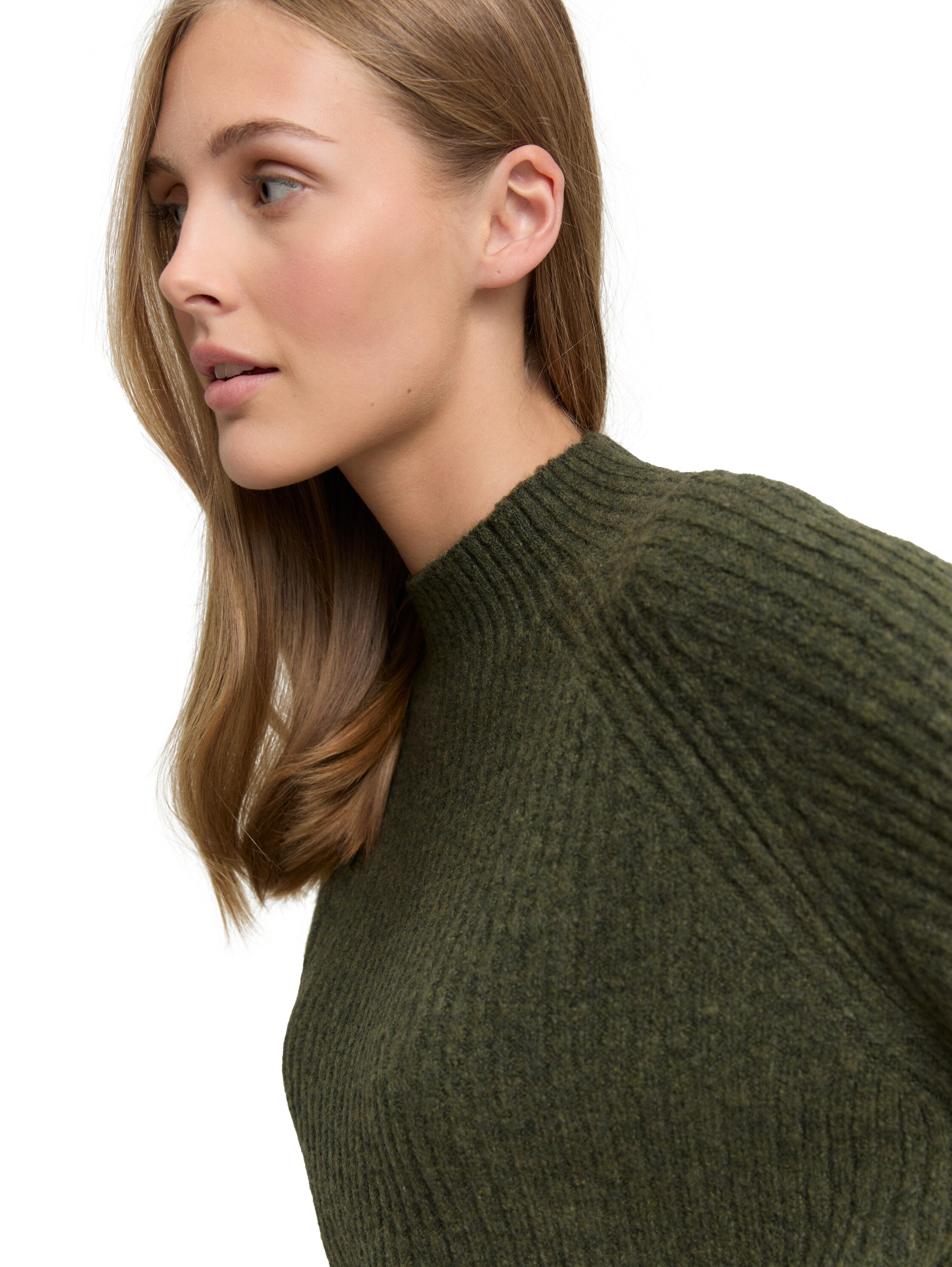 Thumbnail - TOM TAILOR Denim Strickpullover mit Stehkragen