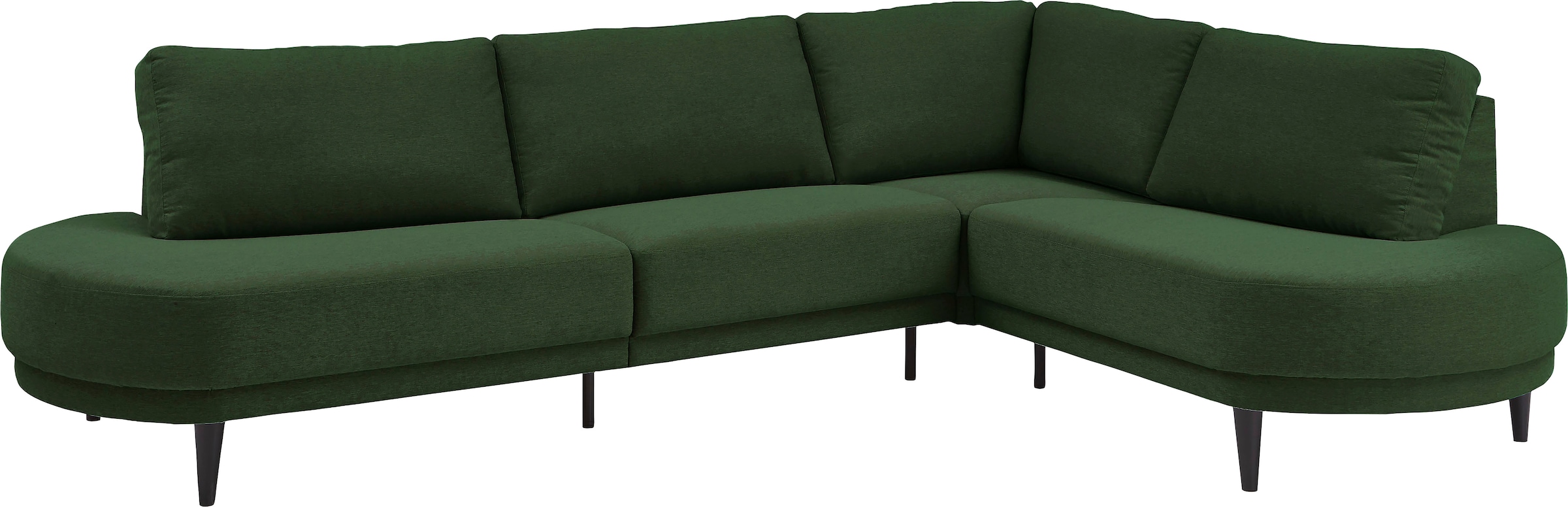ATLANTIC home collection Ecksofa »Ronny L-Form«, mit Wellenunterfederung, rechts/links montierbar