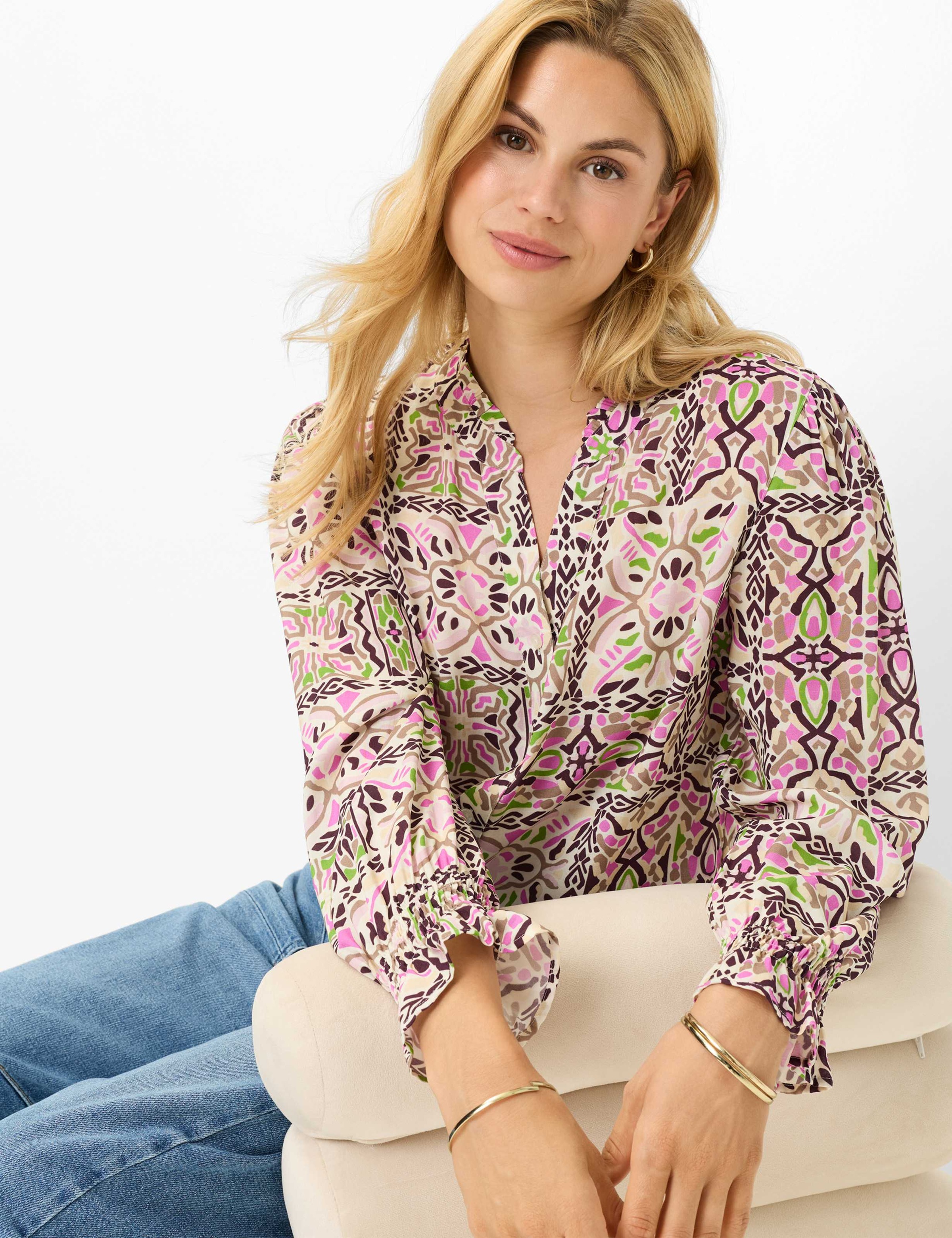 Brax Klassische Bluse "Style VIOLET"
