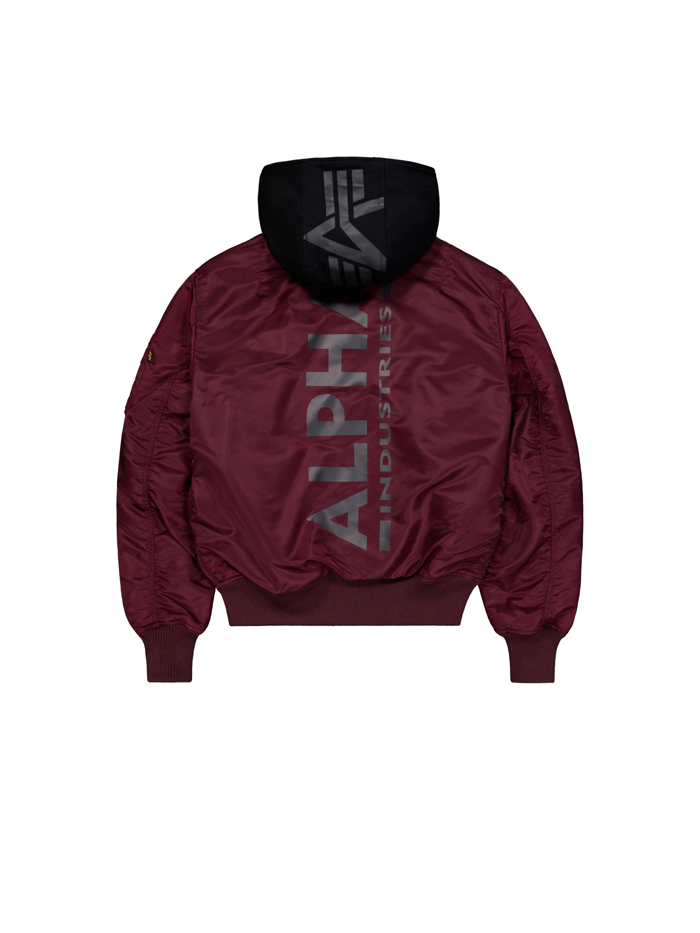 Alpha Industries Bomberjacke »MA-1 ZH Back Print«, mit Kapuze