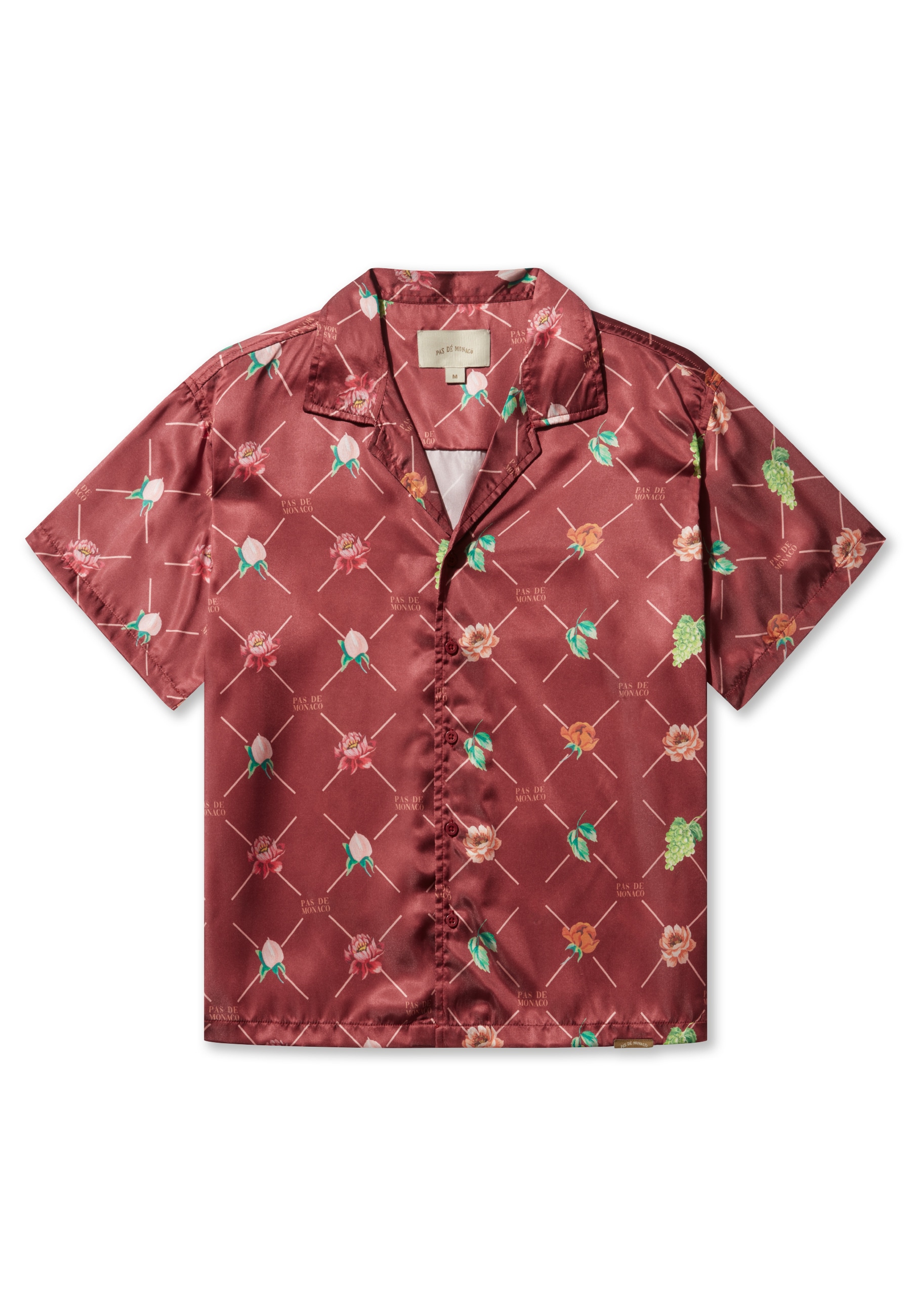 Pas De Monaco Langarmhemd »Pas De Monaco FRUIT MONOGRAM CUBAN SHIRT« 1 Stk.