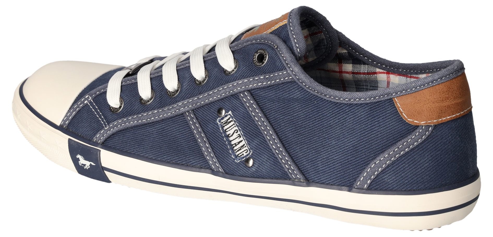 Mustang Shoes Sneaker, mit Mustang Markenlabel, Freizeitschuh, Halbschuh, Schnürschuh
