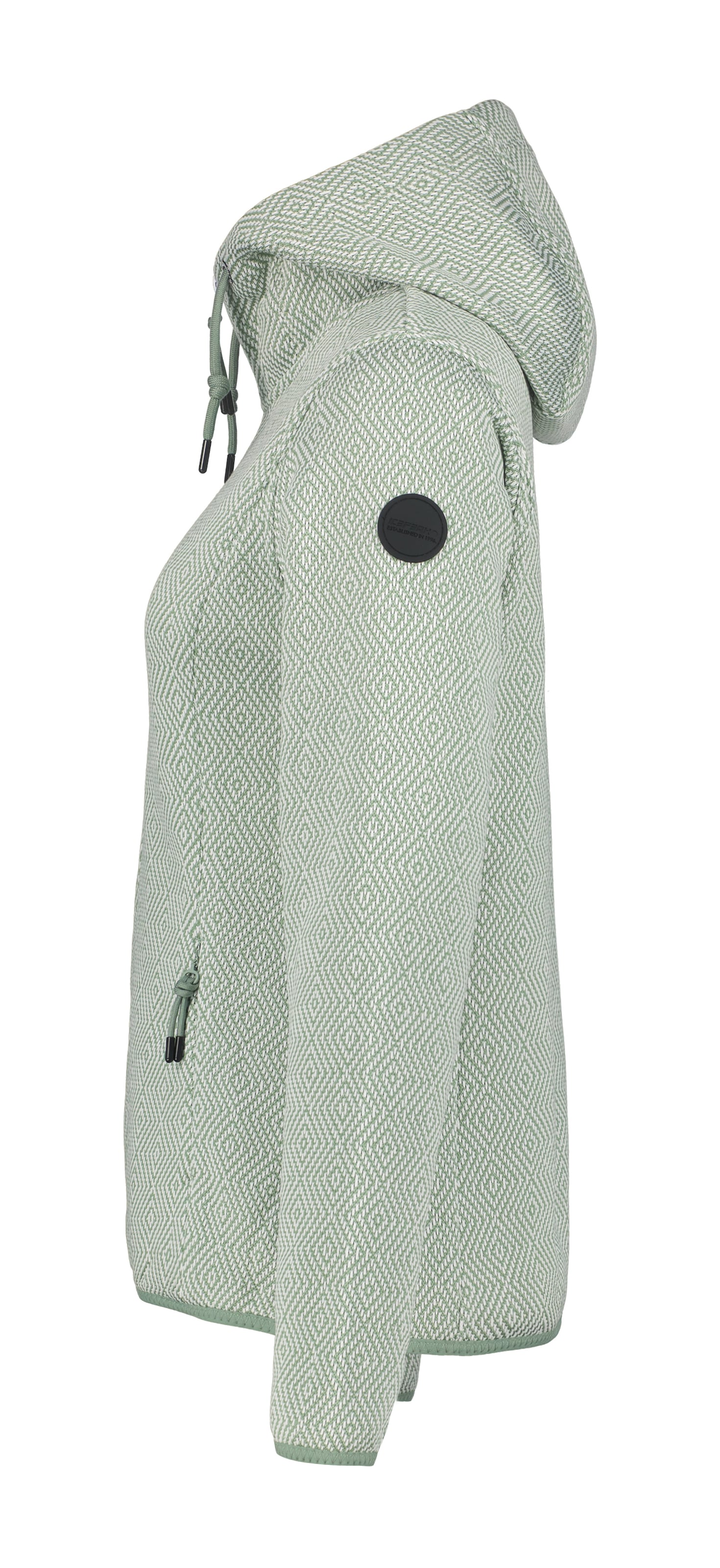 Icepeak Strickfleecejacke »D STRICKFLEECEJACKE ADRIAN«, (1 St.), mit Kapuze, Wärmend & schnell Trocknend & Atmungsaktiv