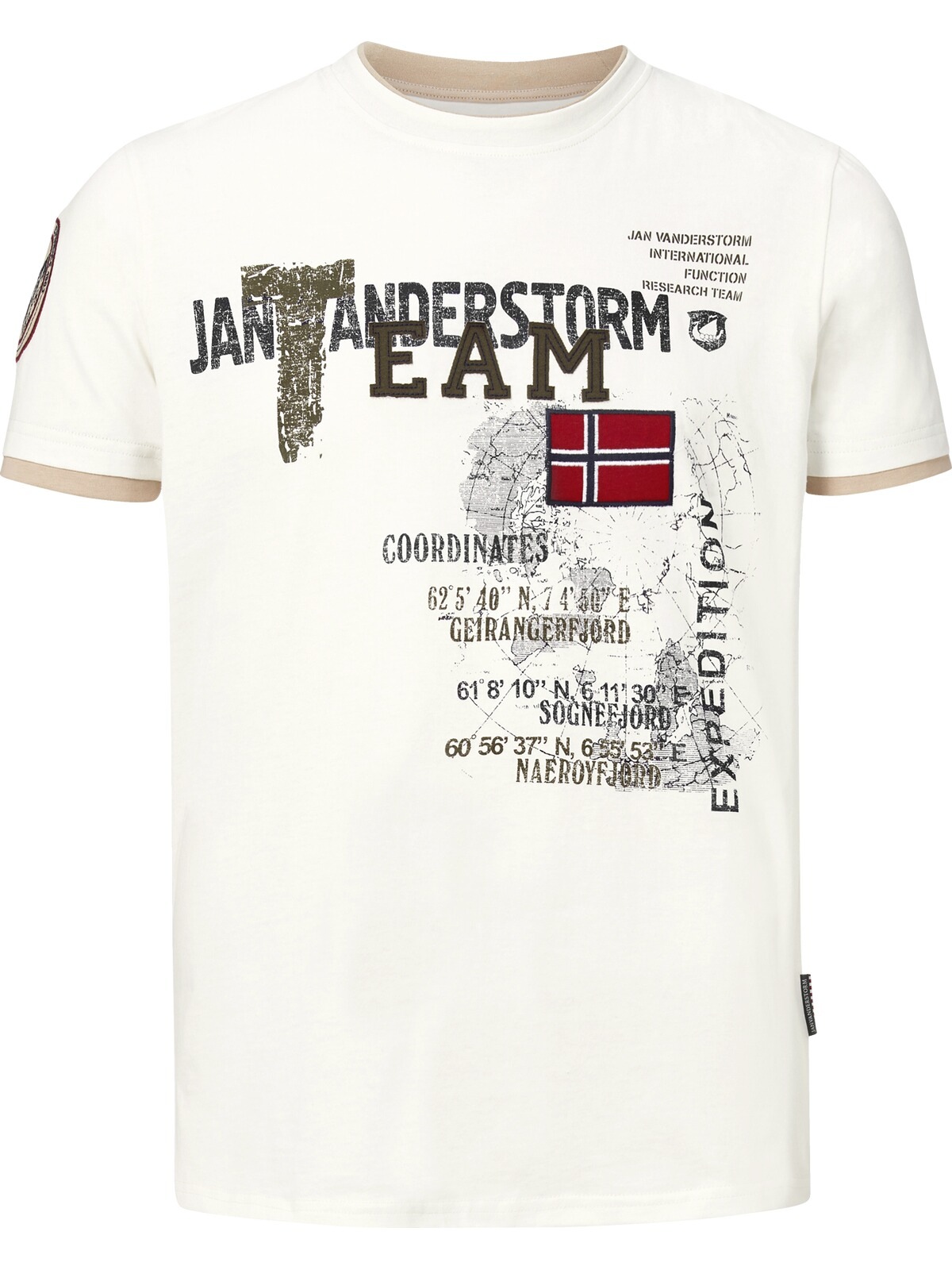 Jan Vanderstorm T-Shirt "T-Shirt SÖLVE" günstig online kaufen