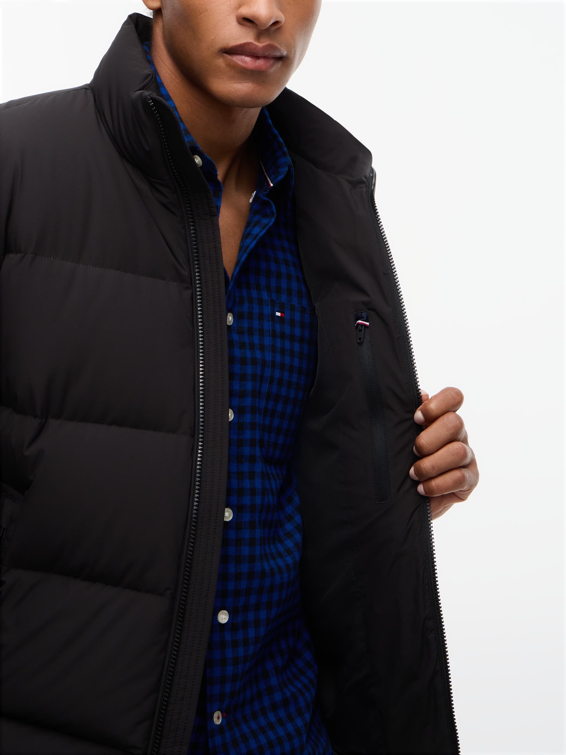 Tommy Hilfiger Daunenjacke »DOWN STAND PUFFER« Winterjacke, weiche Daunenfüllung