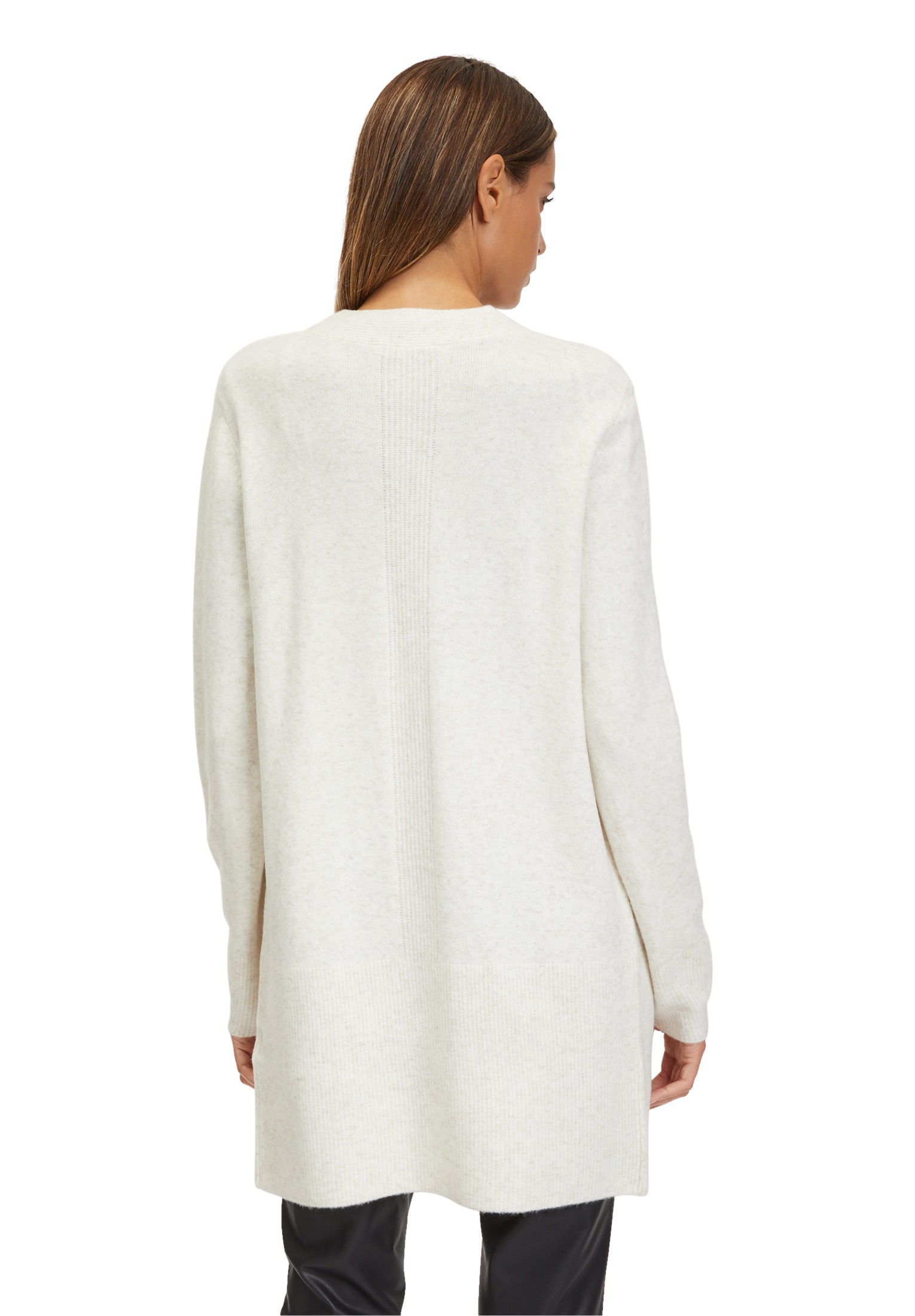 Betty&Co Strickjacke »Betty & Co Strick-Cardigan ohne Verschluss«, Rippbündchen