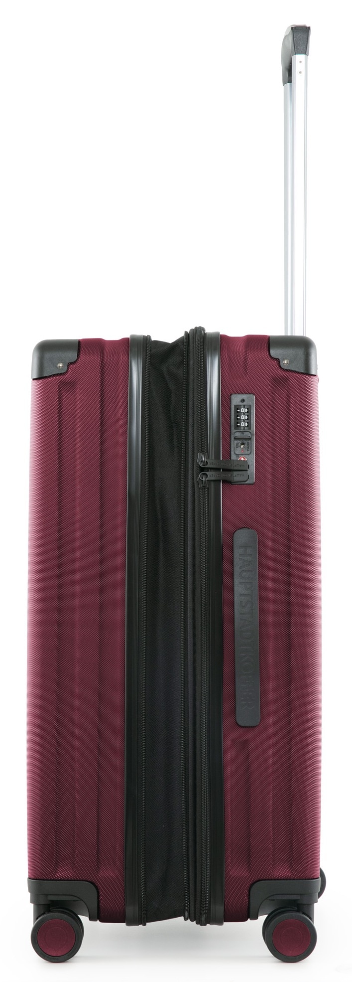 Hauptstadtkoffer Hartschalen-Trolley »Q-Damm, verschiedene Farben und Größen«, 4 Rollen, Hartschalenkoffer Reisekoffer Trolley mit TSA-Schloss