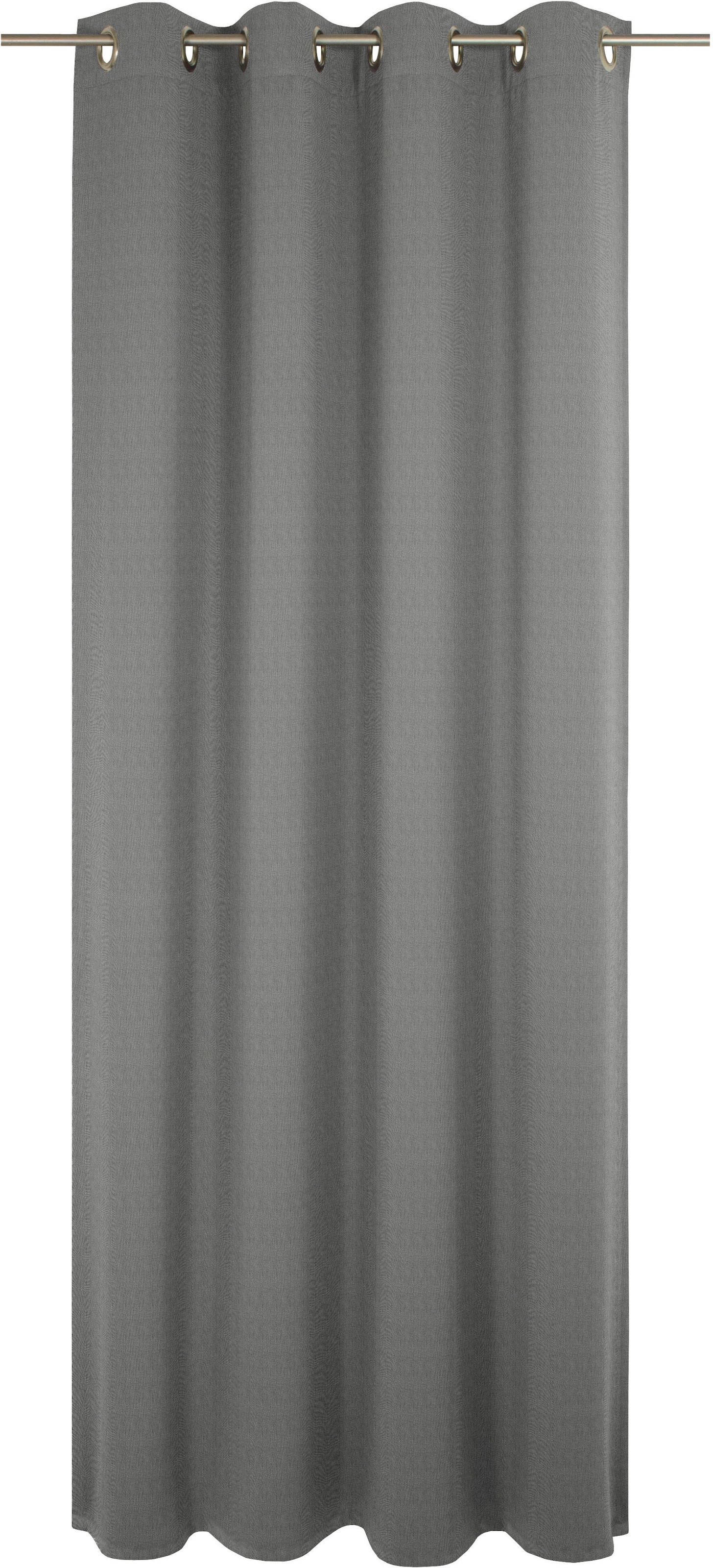 Adam Vorhang "Vorhang Uni Collection Light aus 100 % Bio-Baumwolle, Ösen (1 günstig online kaufen