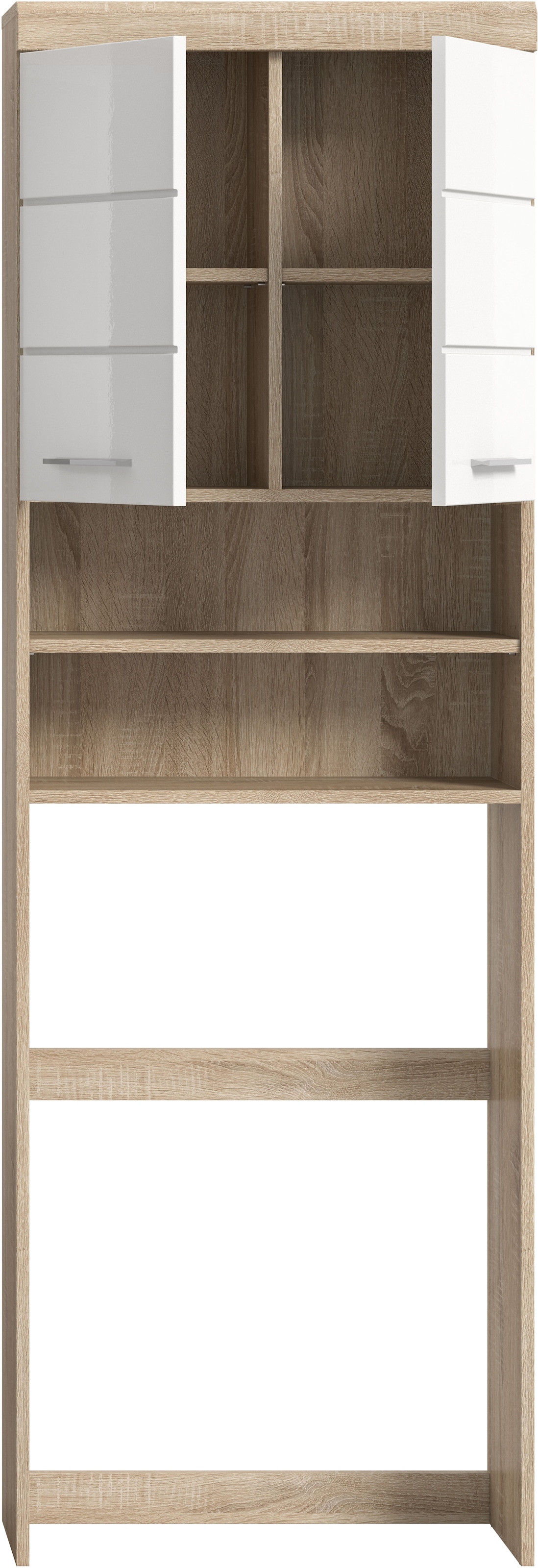 INOSIGN Waschmaschinenumbauschrank »Siena, Breite 63cm, für Waschmaschine & Trockner, 2 Türen, MDF-Front«, in verschiedenen Farben, Überbauschrank, Umbauschrank, Badschrank