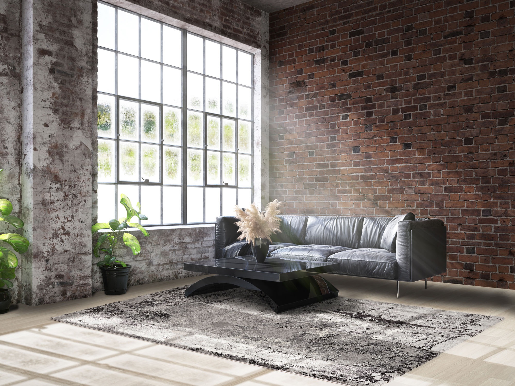 Thumbnail - OCI DIE TEPPICHMARKE Teppich "Juwel Liray" rechteckig 20 mm Höhe Kurzflor, Wohnzimmer, Marmor Optik, Hoch Tief Effekt