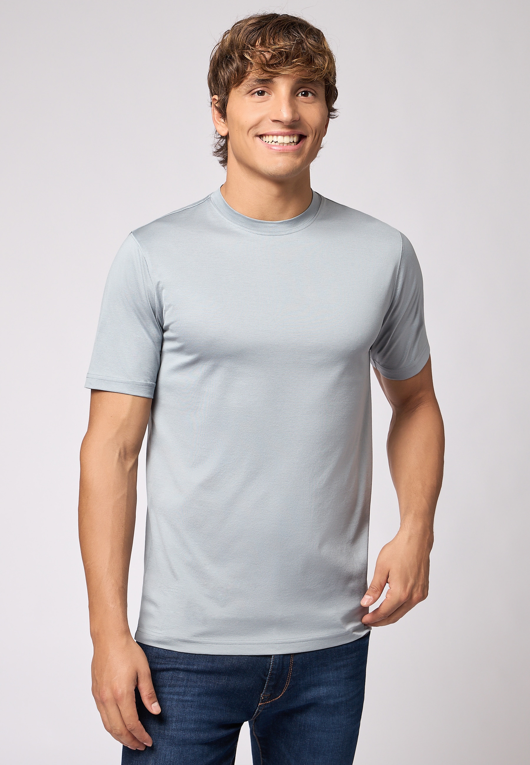 Roy Robson Rundhalsshirt "Basic Shirt" günstig online kaufen