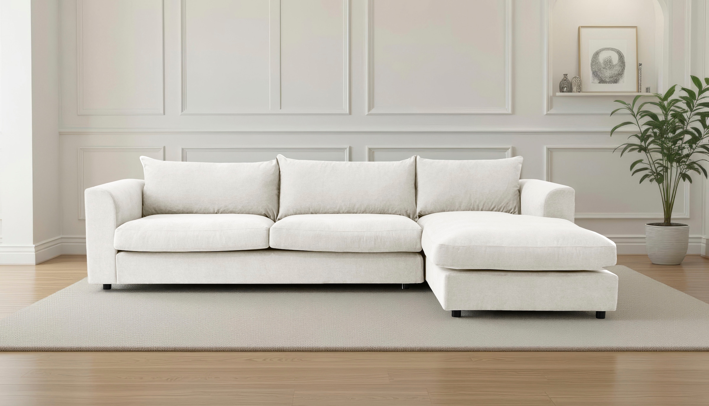 LeGer Home by Lena Gercke Ecksofa "Avelina" Breite 297 cm, in Cord- und Che günstig online kaufen