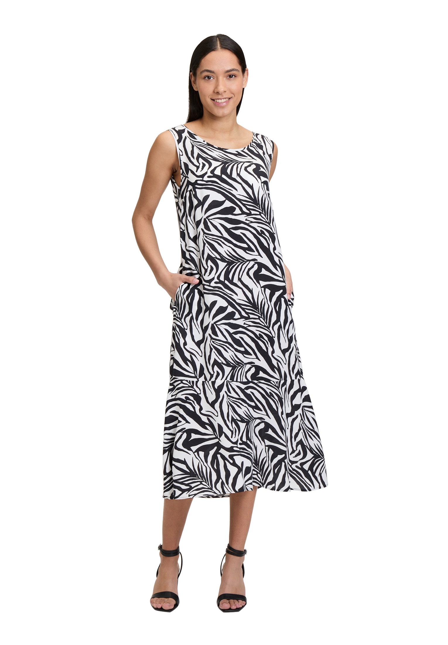 Betty Barclay Sommerkleid "Betty Barclay Damen Stufenkleid weiter Ausschnit günstig online kaufen