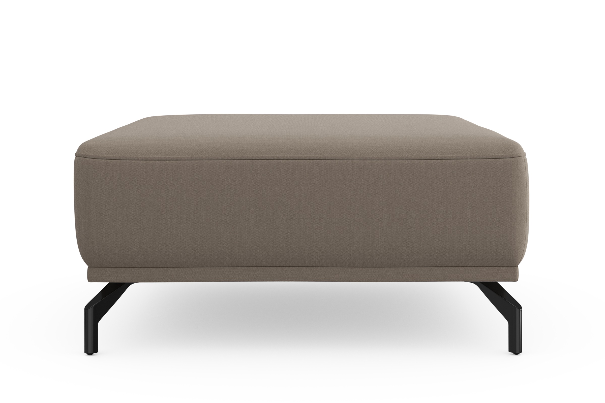 sit&more Hocker »Bailando«, mit Federkern und schwarzen, matten Metallfüßen