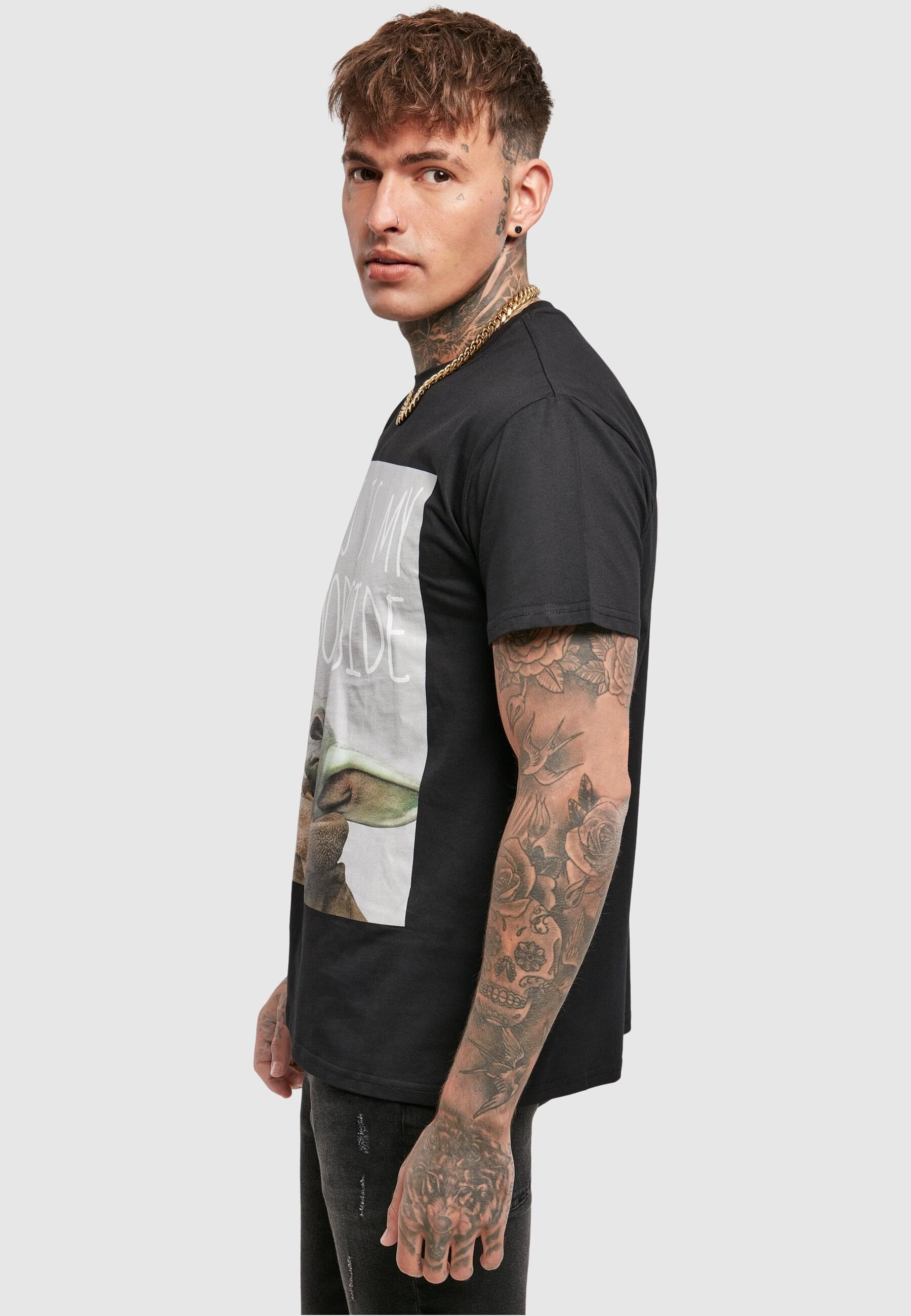 Merchcode T-Shirt »Merchcode Herren Baby Yoda Good Side Tee«, (1 tlg.)