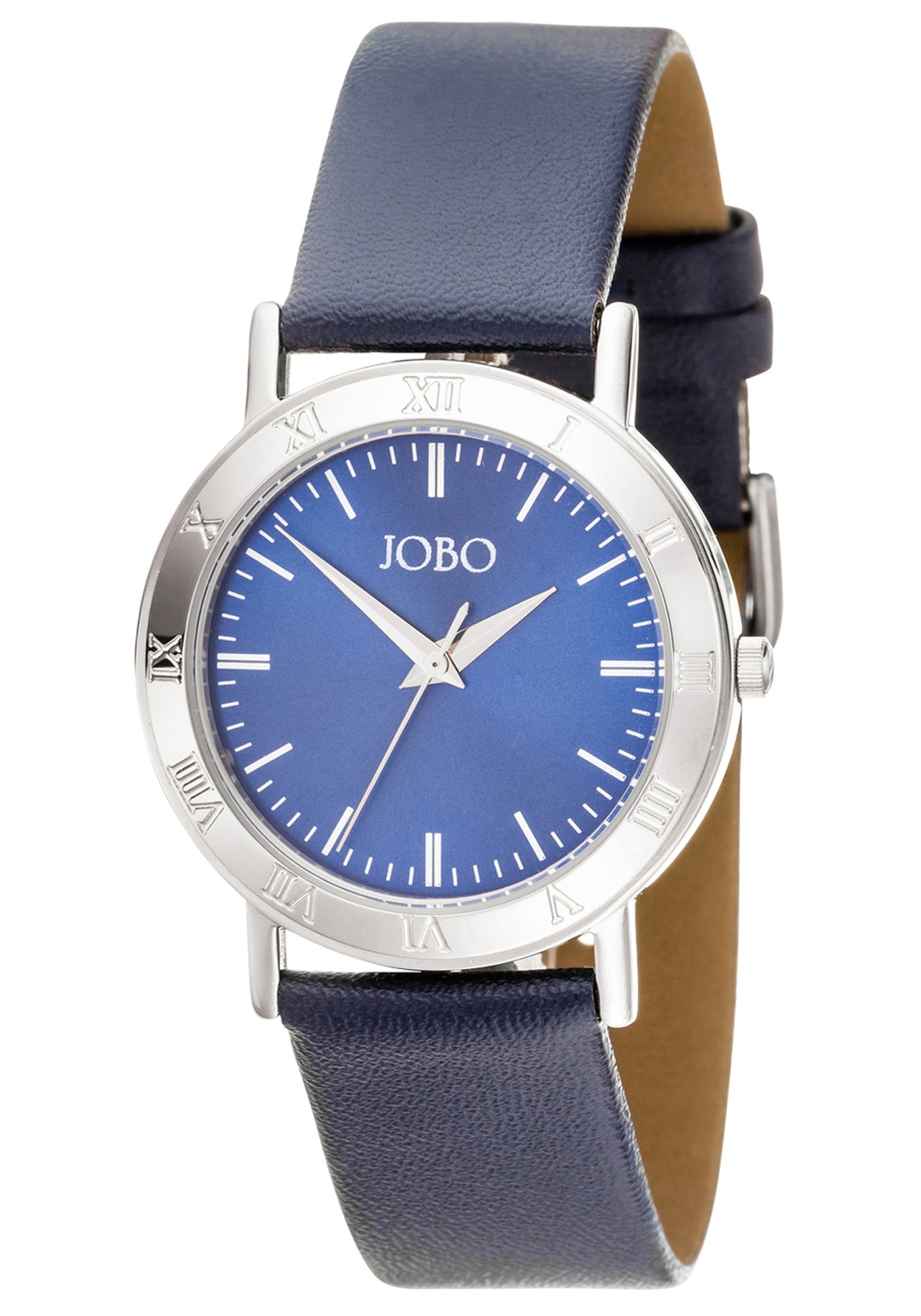 JOBO Lederband mit online | BAUR kaufen Quarzuhr,