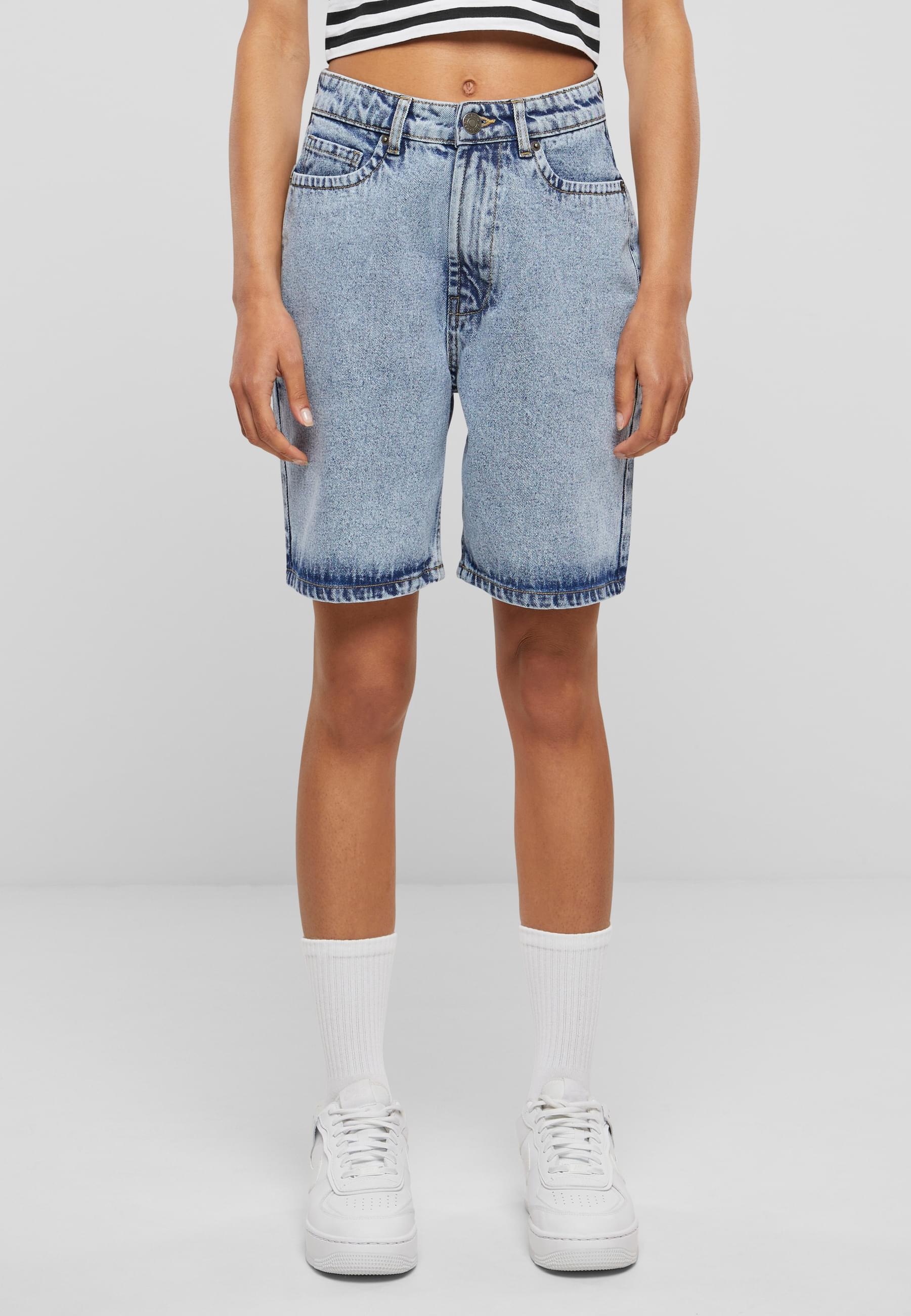 URBAN CLASSICS Shorts »Urban Classics Damen Ladies 90‘s Bermuda«, (1 tlg.)