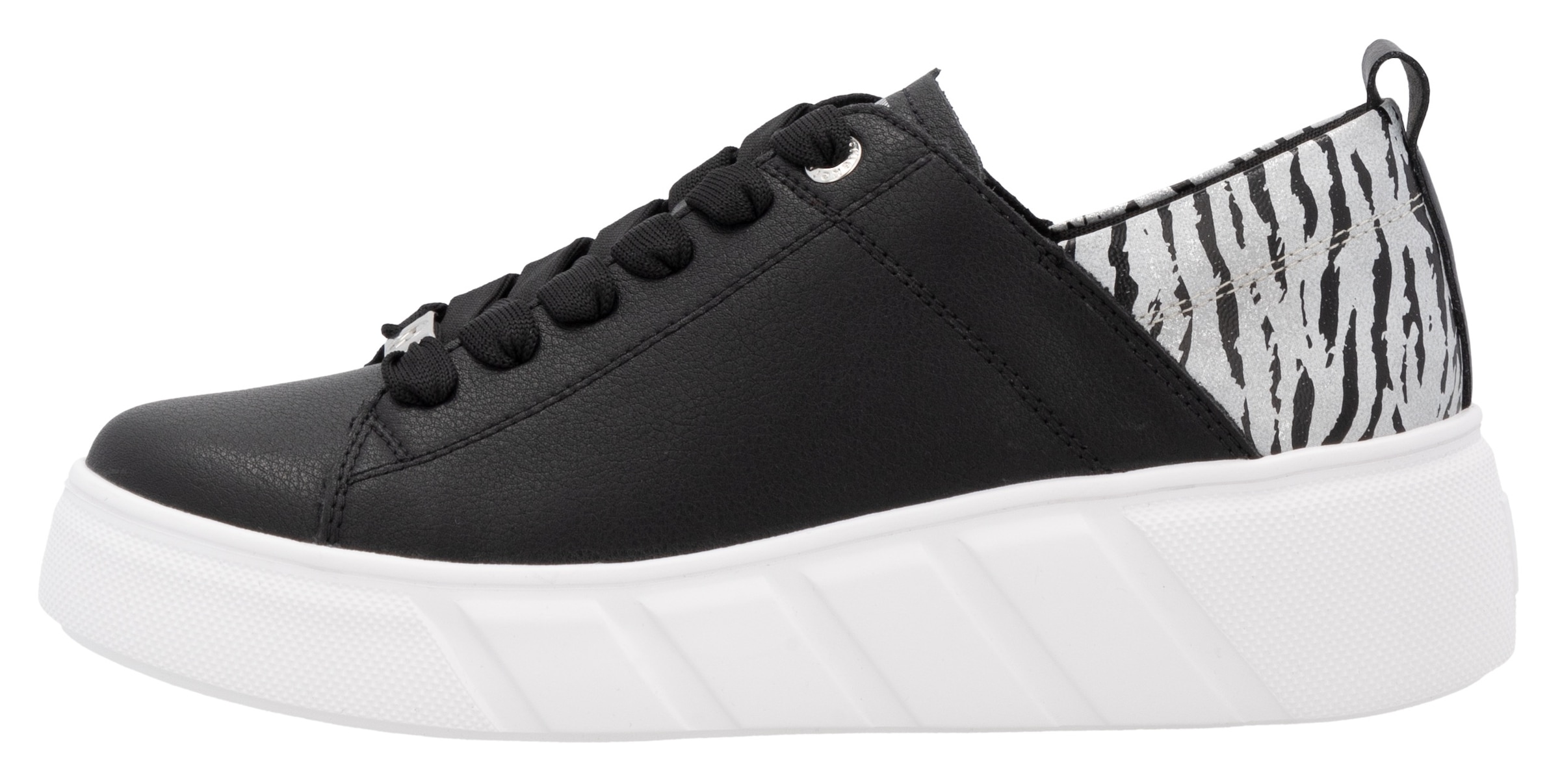 RIEKER Sport Plateausneaker, Schnürschuh, Halbschuh, Freizeitsneaker mit Soft-Einlage