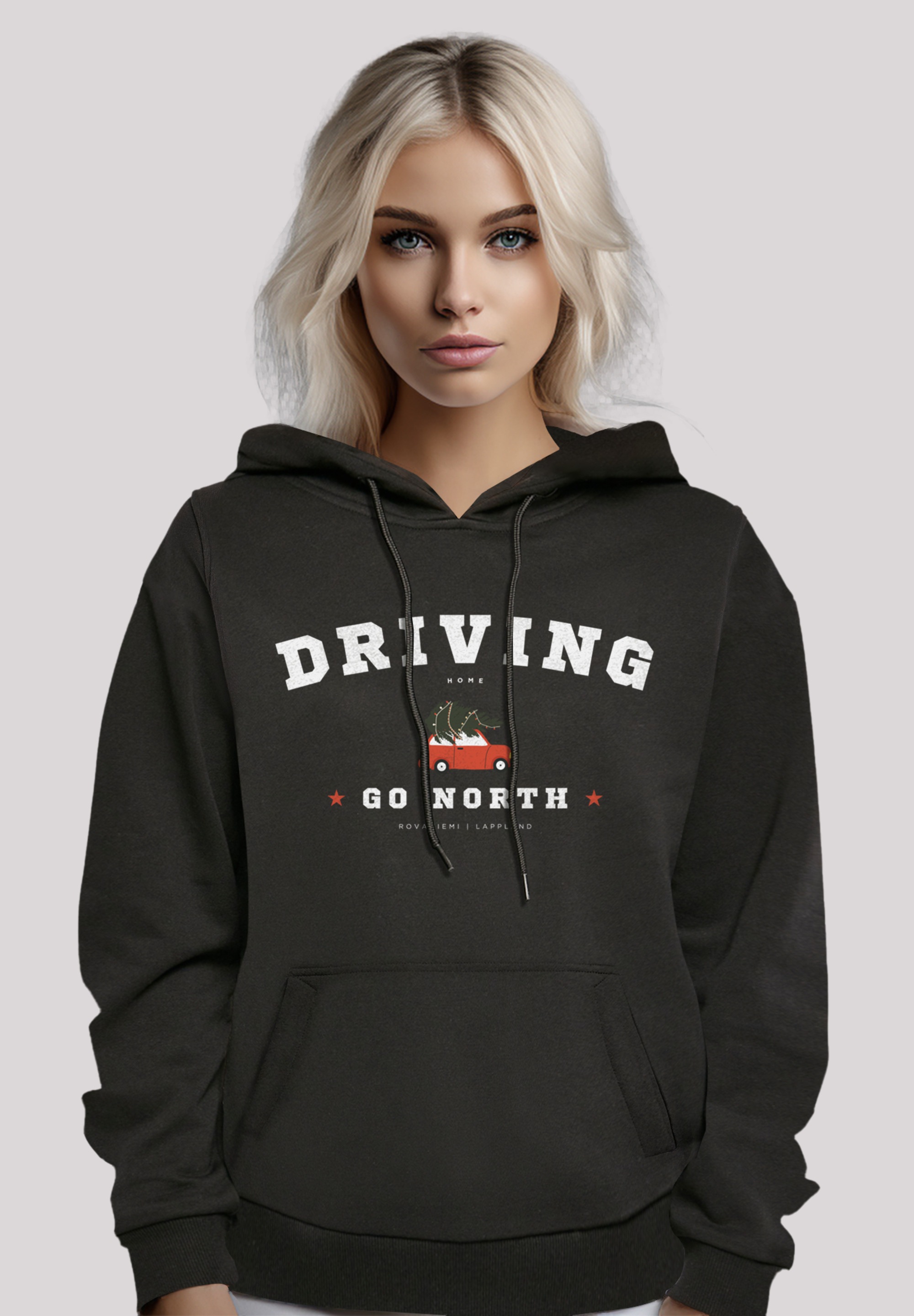 F4NT4STIC Kapuzenpullover "Driving Home Weihnachten", Weihnachten, Geschenk, Logo