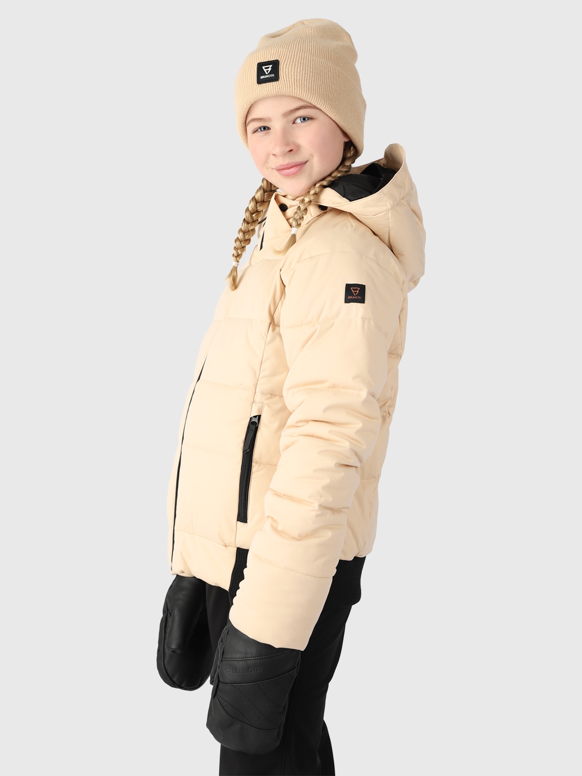 Brunotti Schneejacke »Suncrown Girls BAUR bestellen Kapuze für auf Rechnung Snow Jacket | - mit Kinder«