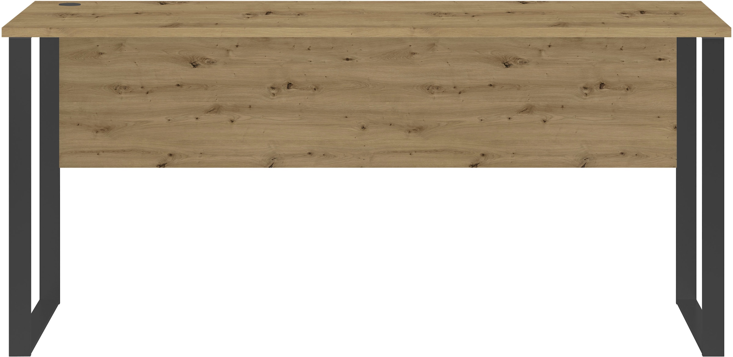 BEGA OFFICE Schreibtisch "Amanda" 1 Stk. tlg. Kabeldurchlass, Metallkufen, günstig online kaufen