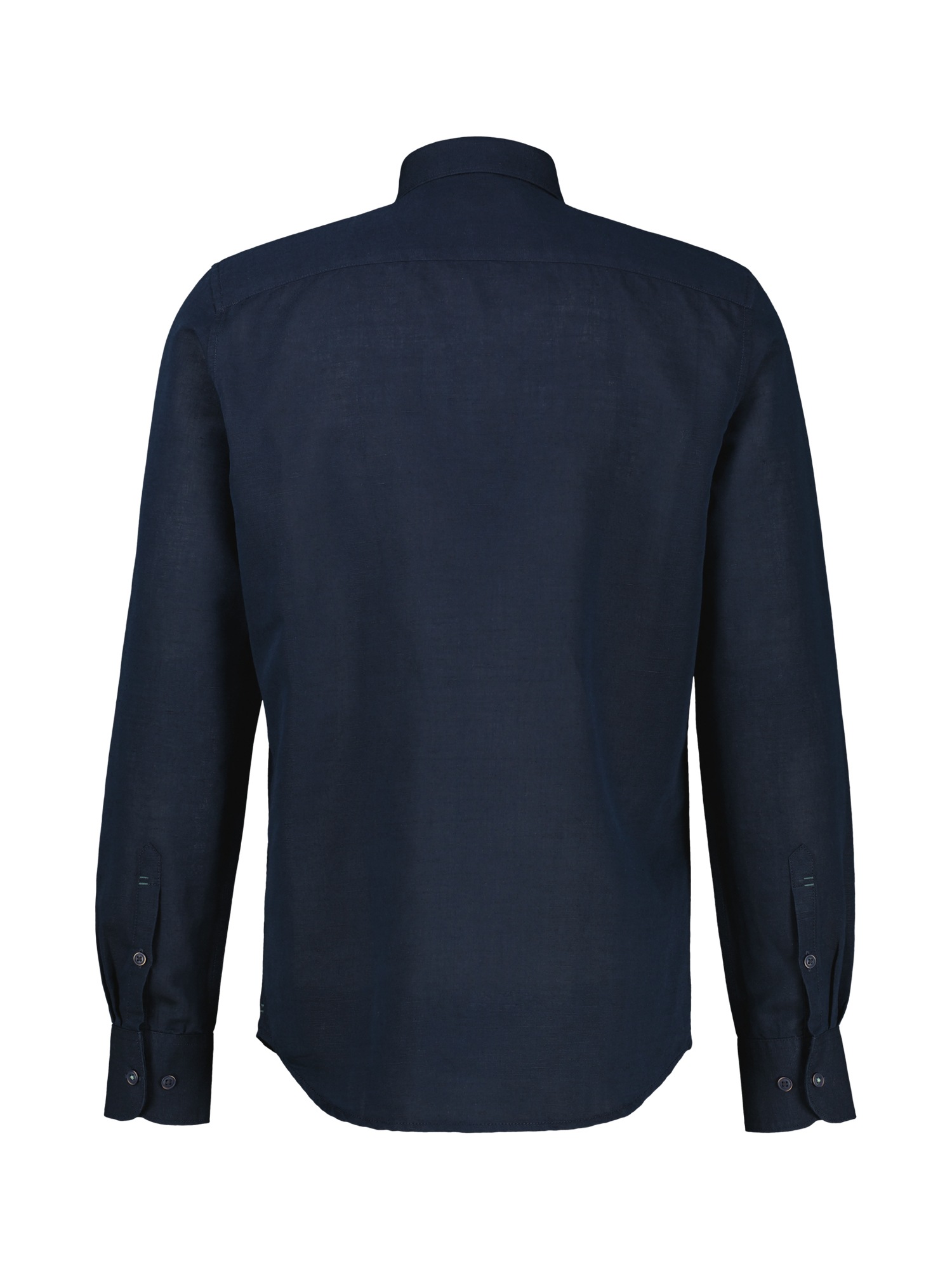 LERROS Langarmhemd "Herrenhemd aus Baumwoll-Leinen-Mix" günstig online kaufen