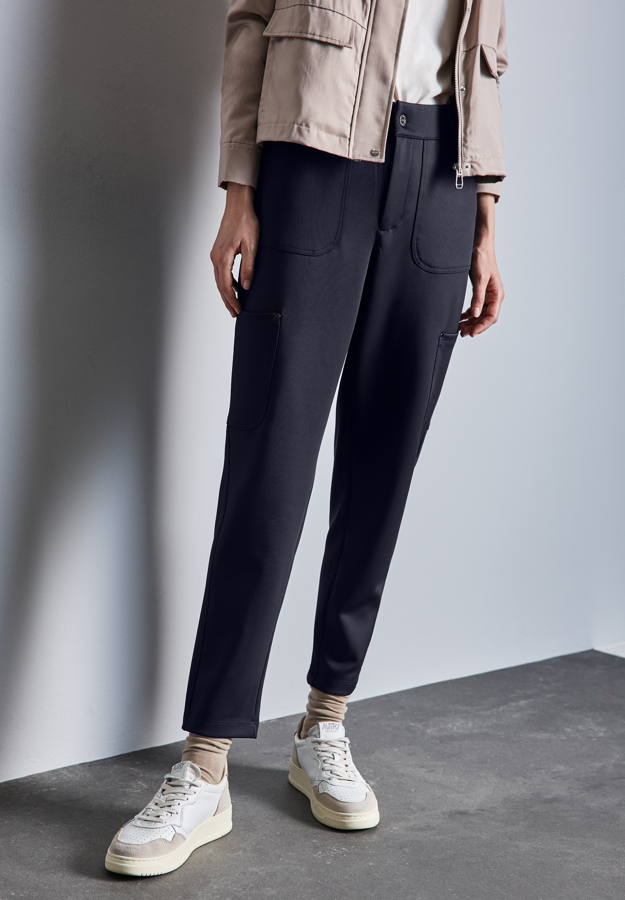 STREET ONE Cargohose  mit Stretchanteil