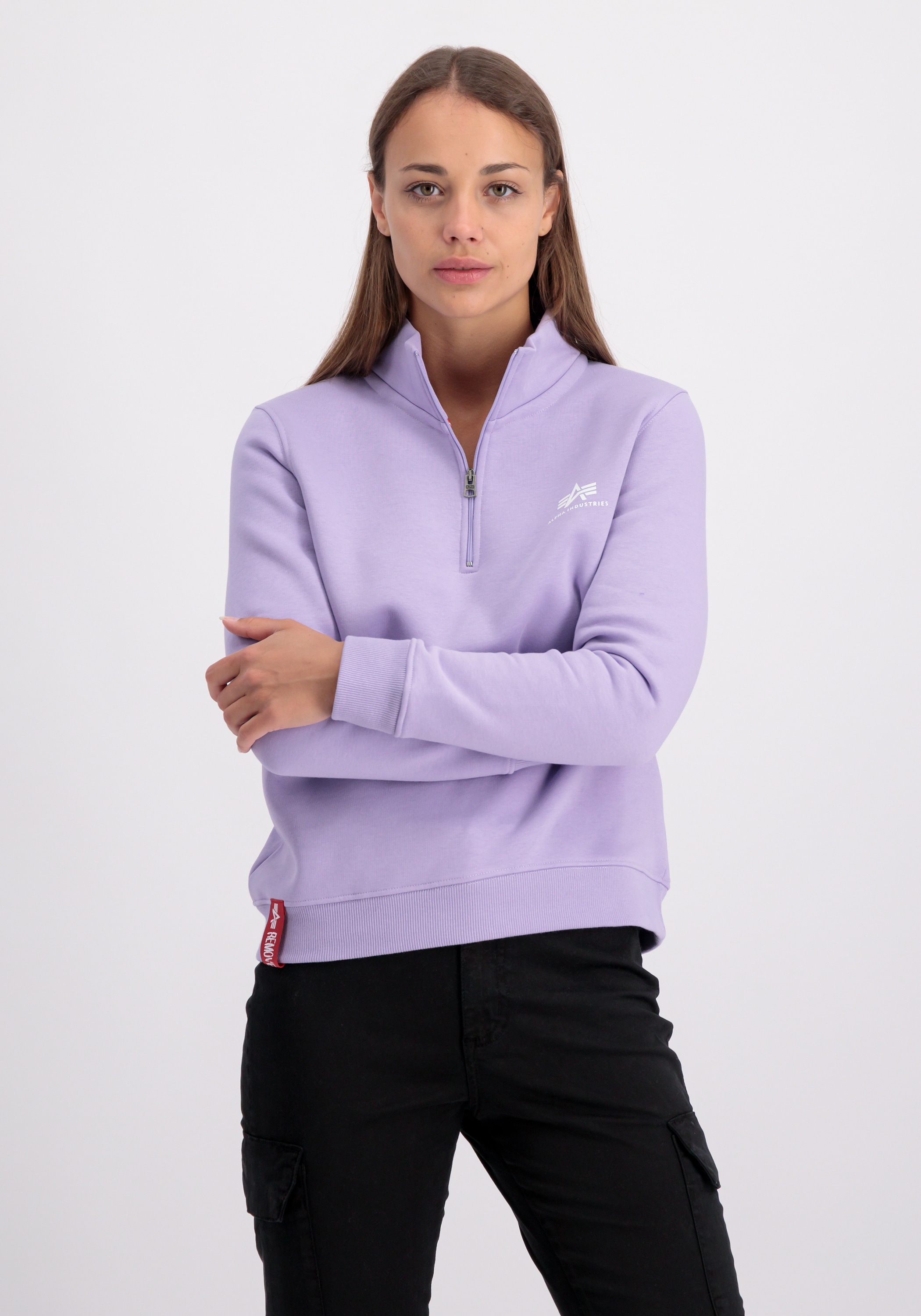 Alpha Industries Sweater "Alpha Industries Women - Sweatshirts Half Zip Swe günstig online kaufen