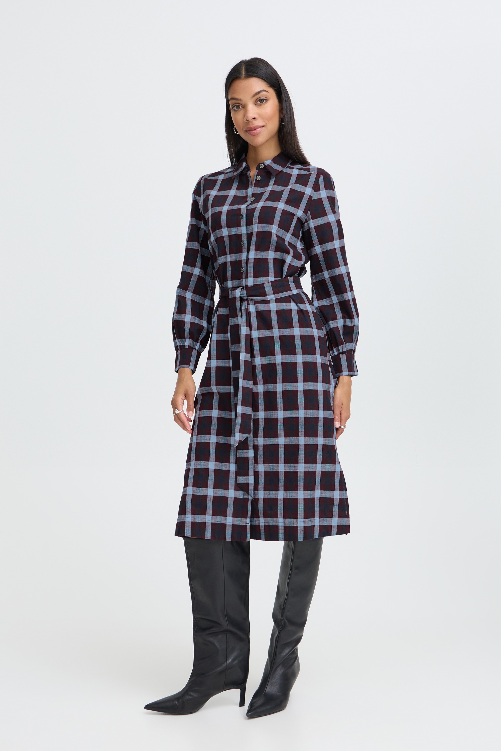 b.young Midikleid »Damen Casual BYFLANNY«