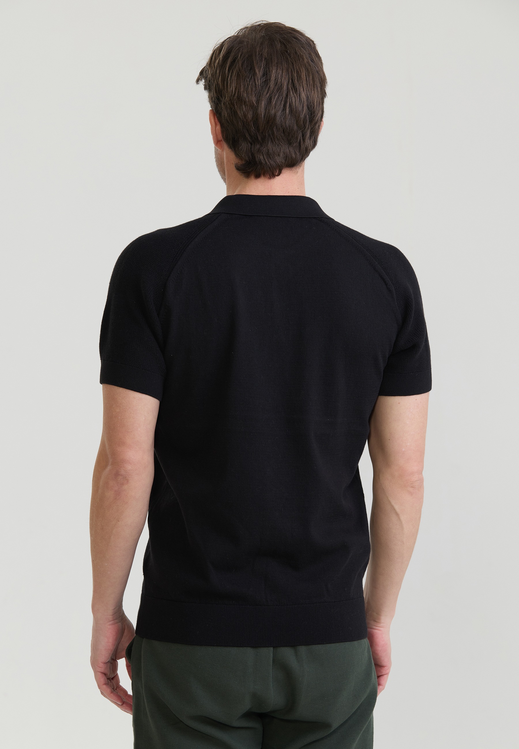 Felix Hardy T-Shirt »Basic-Strick-T-Shirt mit Rundhalsausschnitt und Knöpfen«