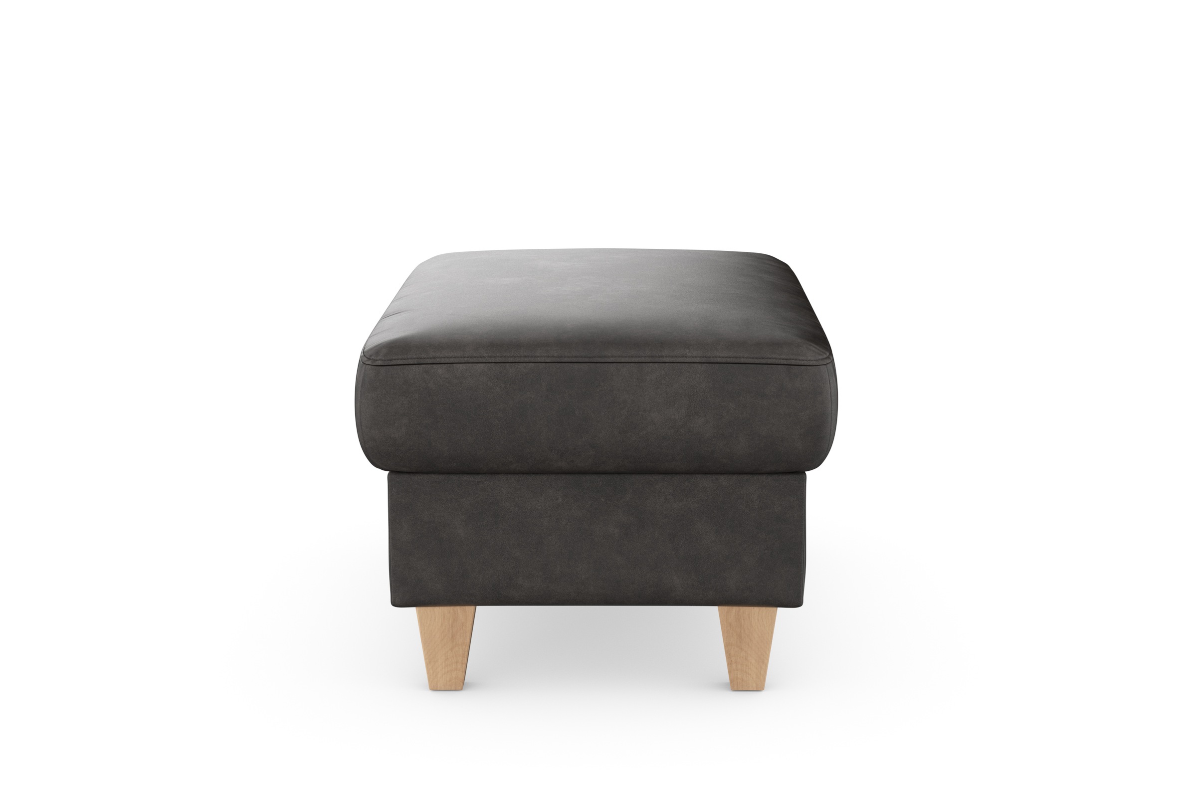 sit&more Stauraumhocker »Farö«, mit Stauraum und Federkern und naturfarbenen Füßen