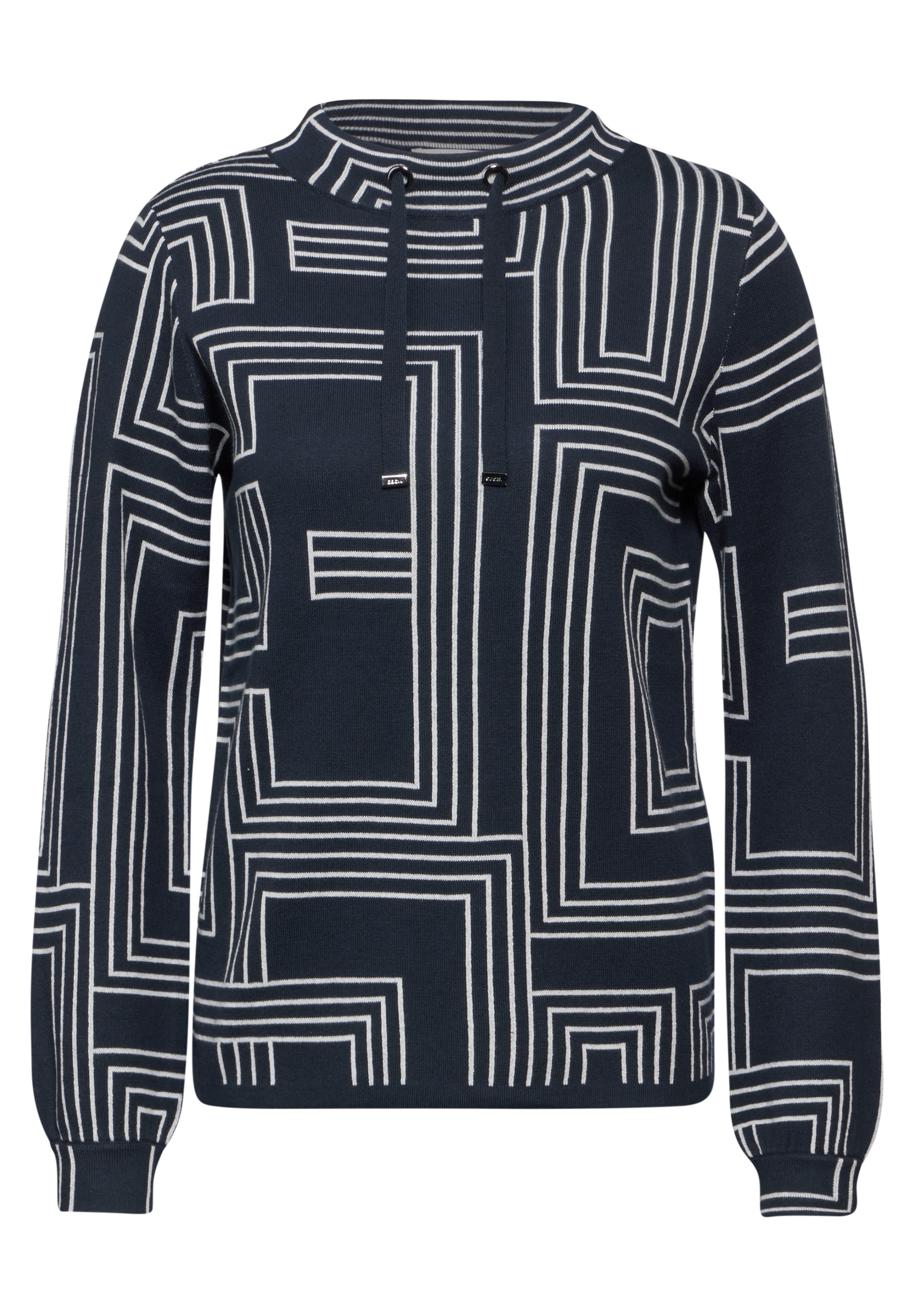 Cecil Strickpullover, mit feinem Streifenmuster