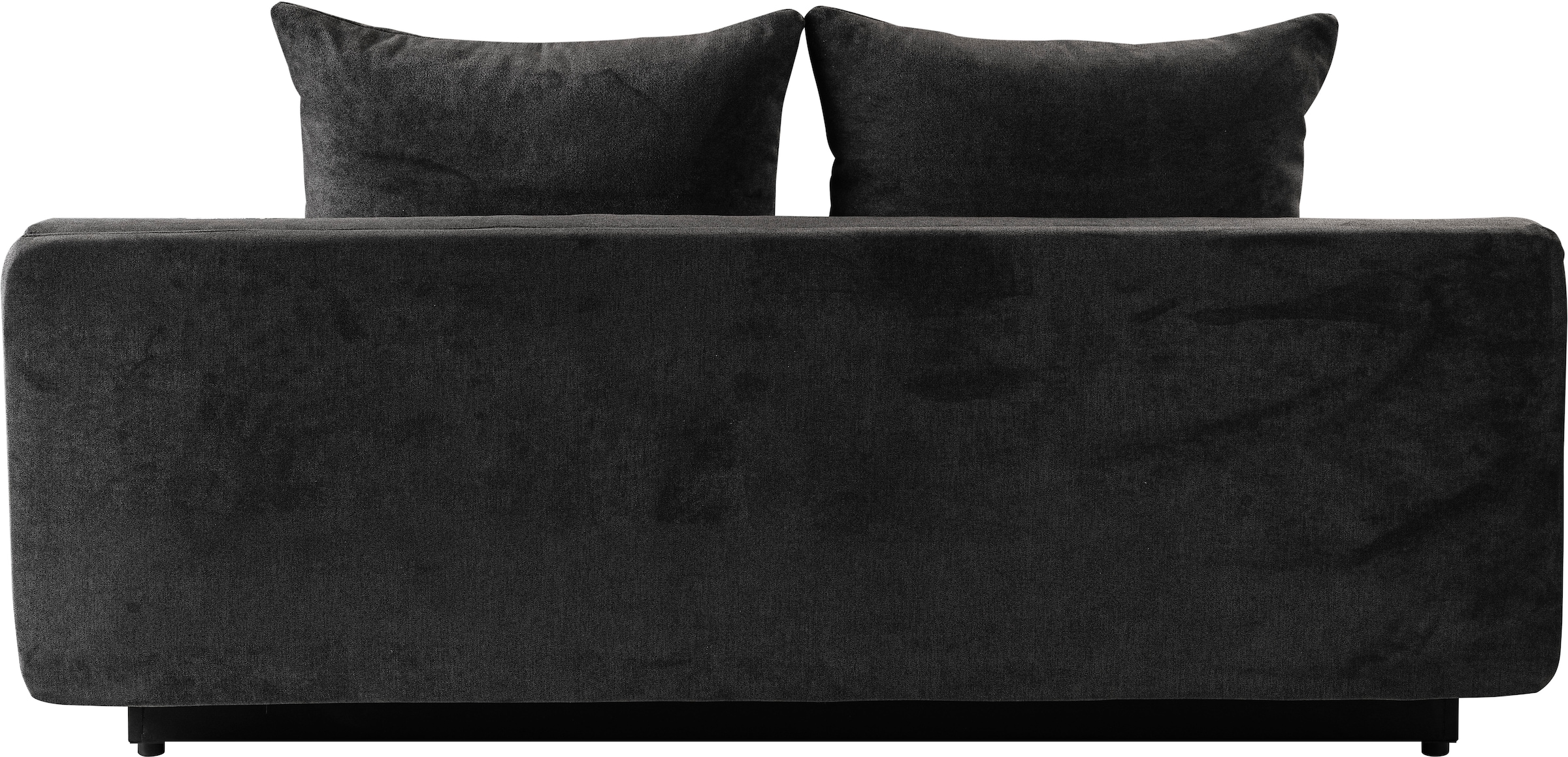 WERK2 Schlafsofa »Biggi 206 cm breit komfortabel & modern, Komfort Sitz- und Liegehöhe« Struktur weich, Schlaffunktion, Bettkasten